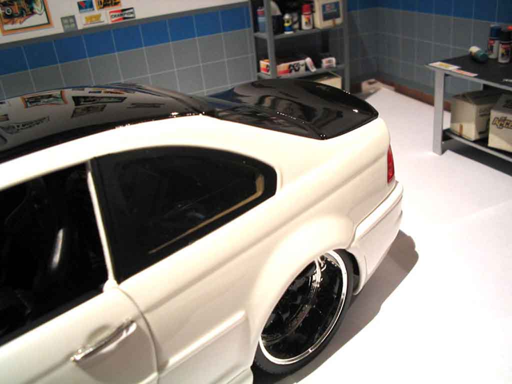 Bmw M3 ac schnitzer E46 black & white 1/18 Jada Toys