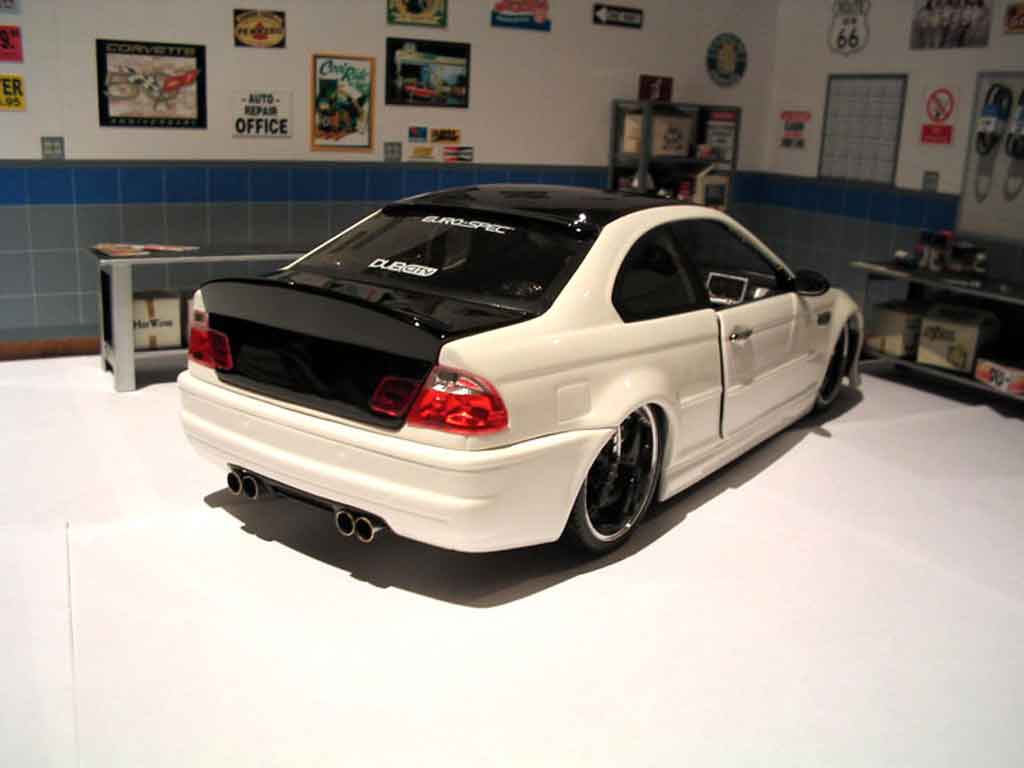 Bmw M3 ac schnitzer E46 black & white 1/18 Jada Toys