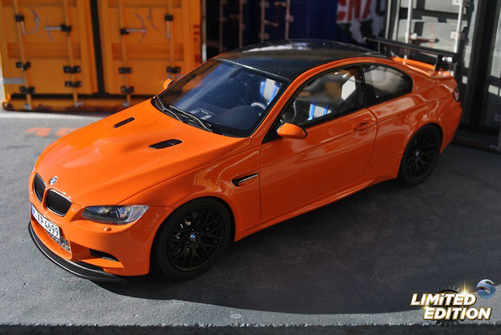 Bmw M3 E92 1/18 GT Spirit E92 GTS orange diecast model cars