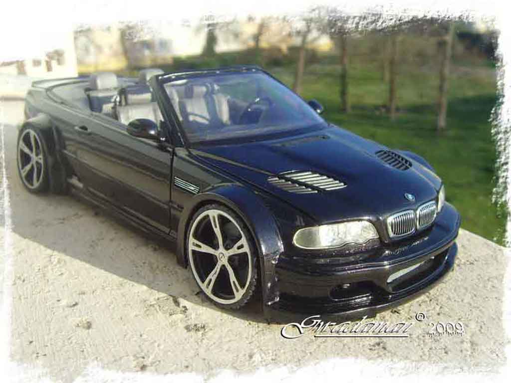 Bmw M3 E46 1/18 Minichamps GTR E46 cabriolet ac schnitzer diecast model cars