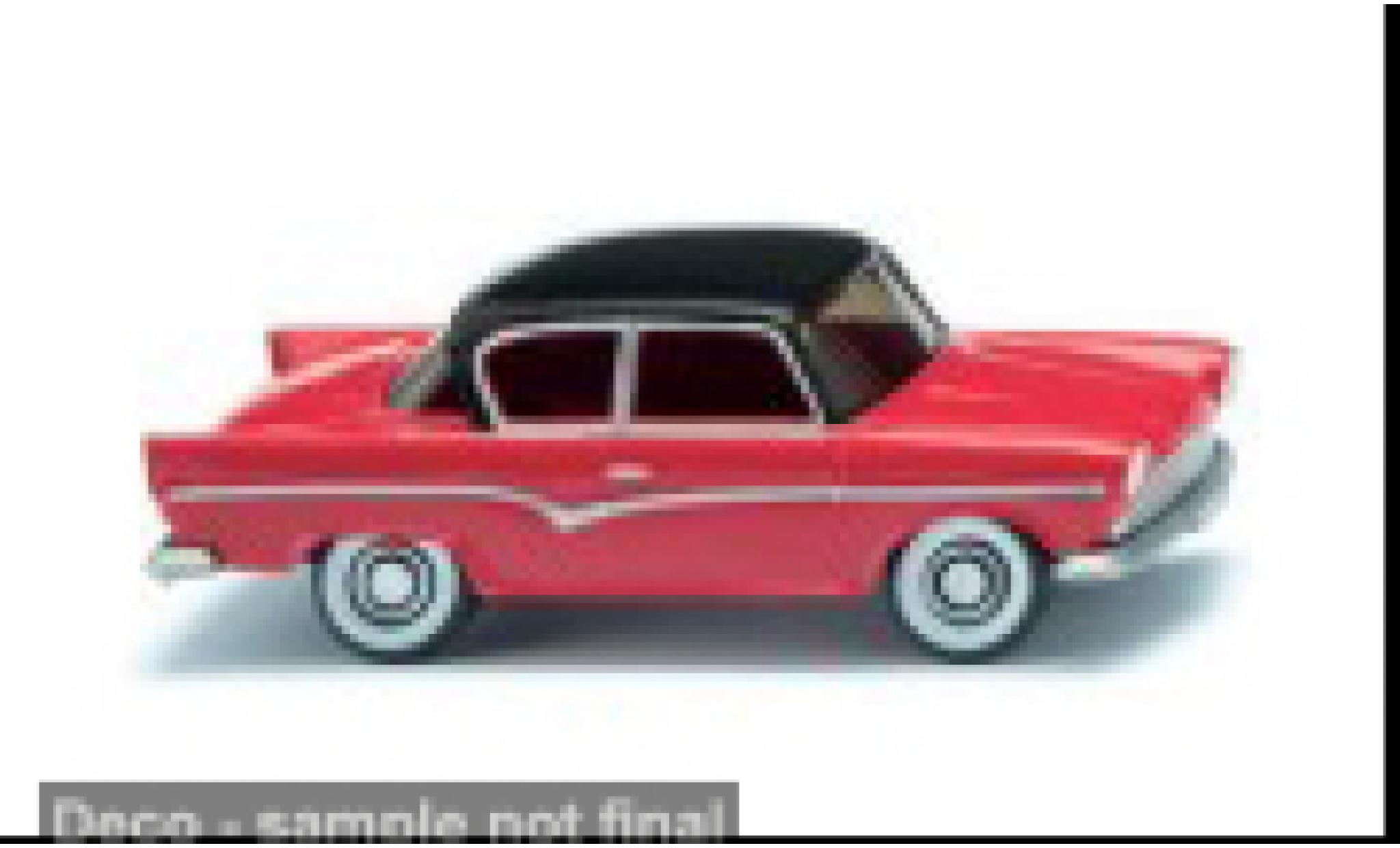 Borgward Arabella 1/87 Wiking red/black 1959 1:87 diecast model cars