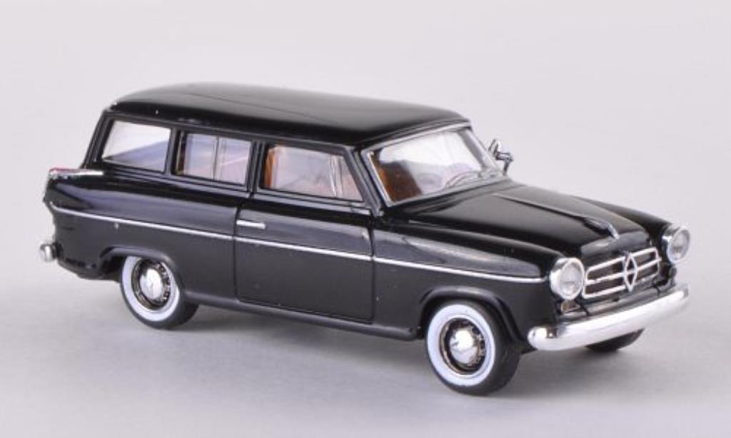 Borgward Isabella 1/87 Herpa Estate black diecast model cars