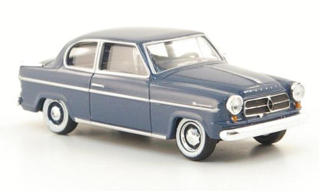 Borgward Isabella 1/87 Herpa blue-grey 1954 diecast model cars