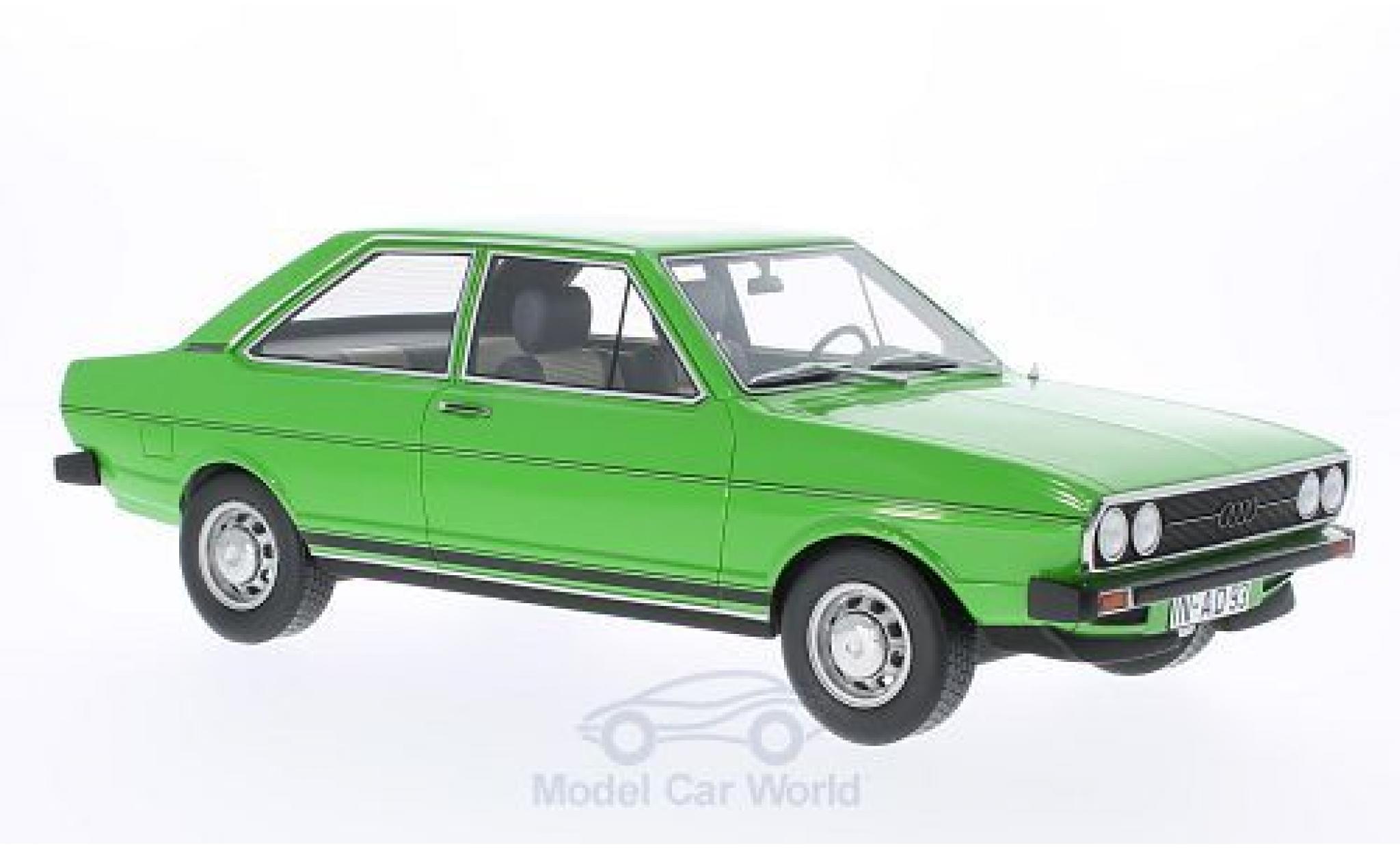Audi 80 1/18 BoS Models GT green 1973 ohne Vitrine diecast model cars