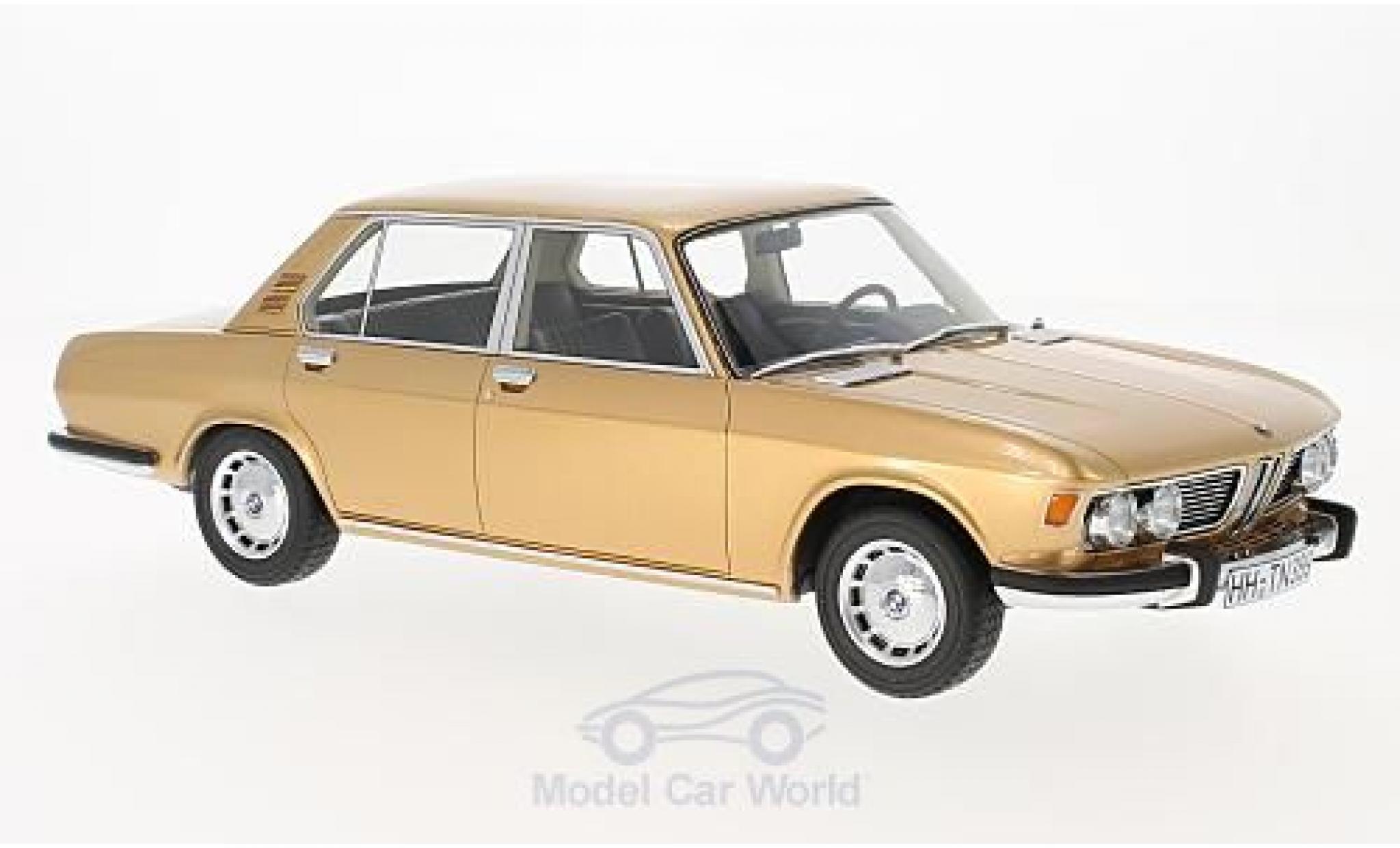 Bmw 2500 1/18 BoS Models (E3) gold 1968 diecast model cars