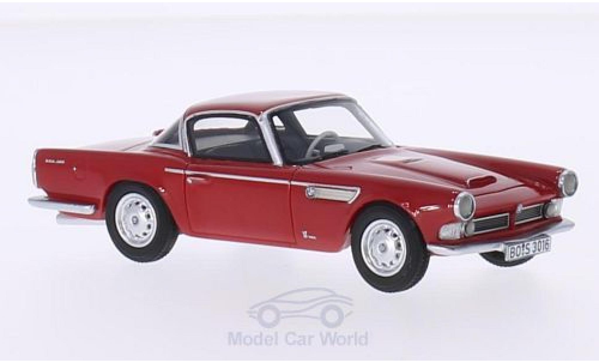 Bmw 3200 1/43 BoS Models Michelotti Vignale red 1959 diecast model cars