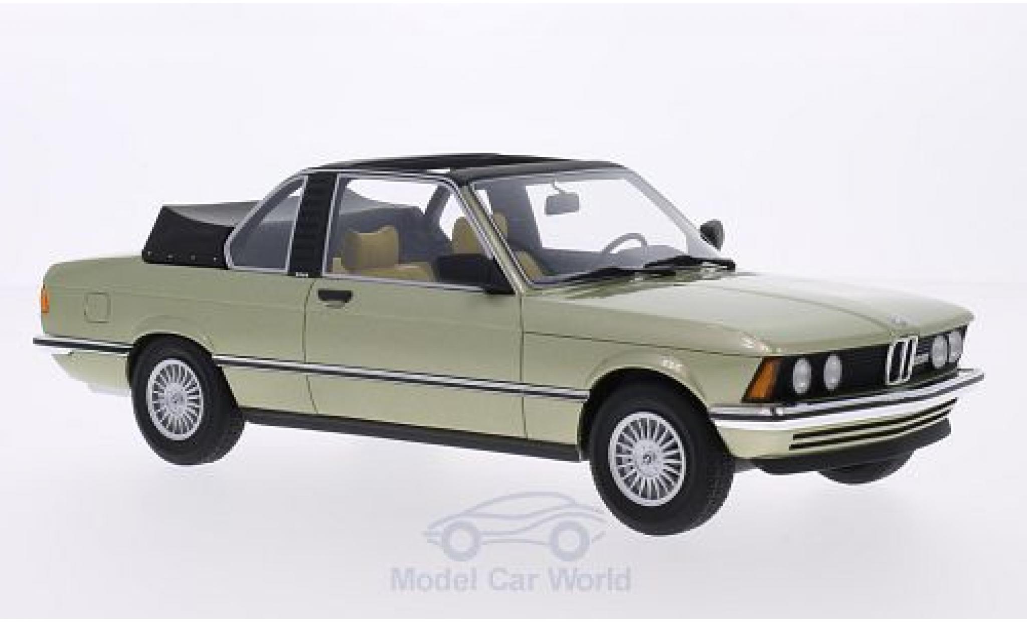 Bmw 323 1/18 BoS Models i (E21) Baur metallic green 1979 diecast model cars