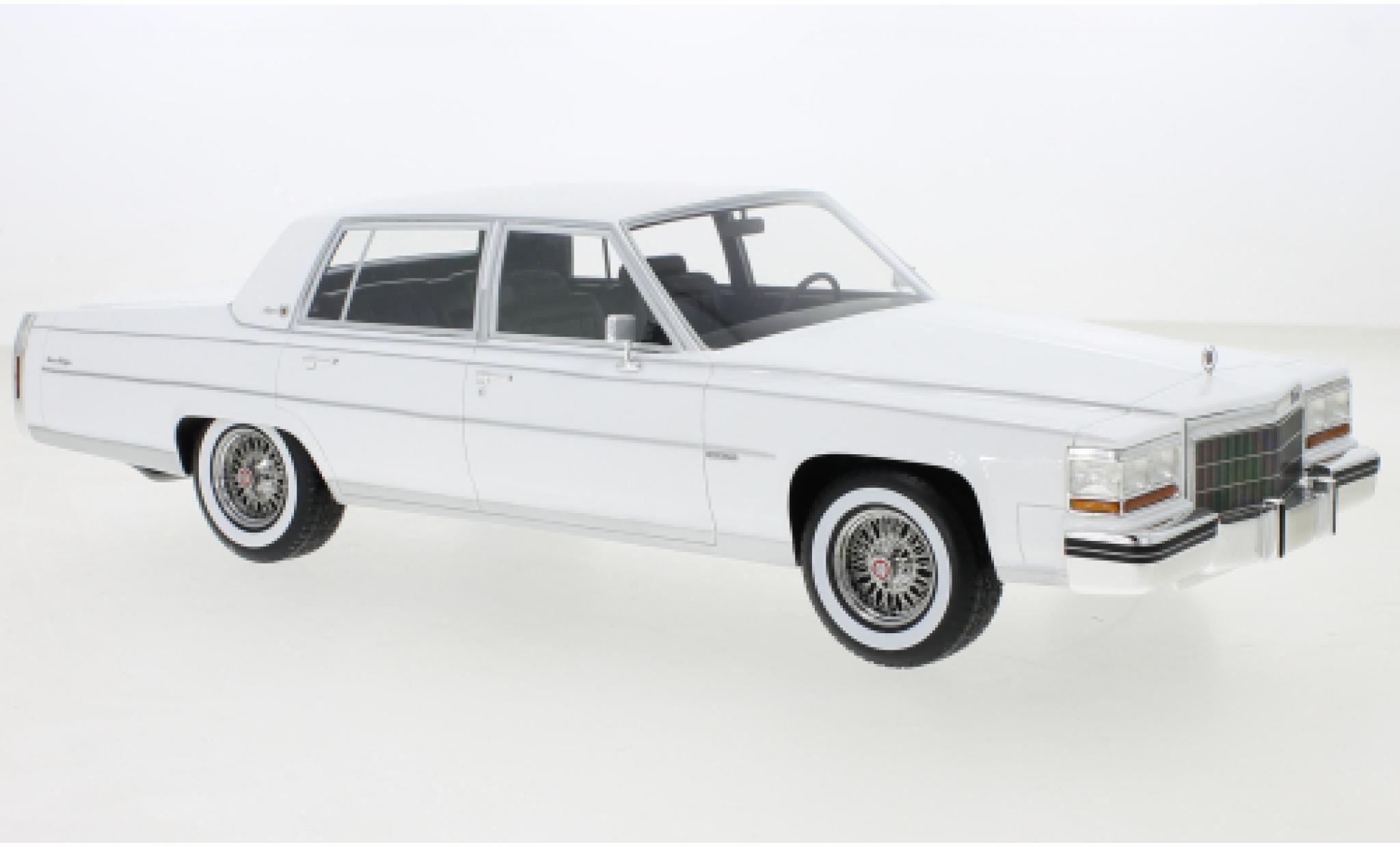Cadillac Fleetwood 1/18 BoS Models Brougham white 1982 diecast model cars