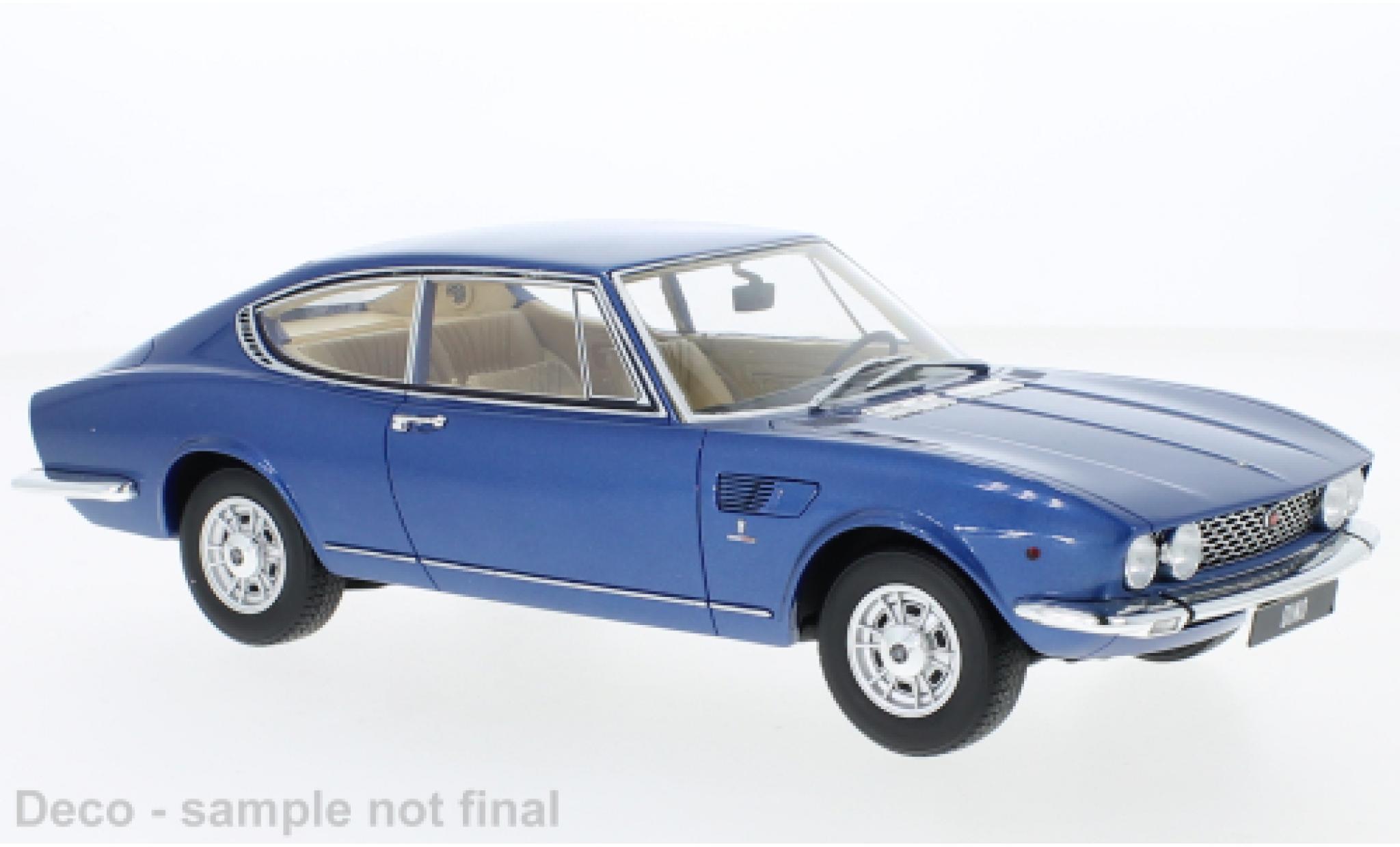 Fiat Dino 1/18 BoS Models Coupe metallise blue 1967 diecast model cars