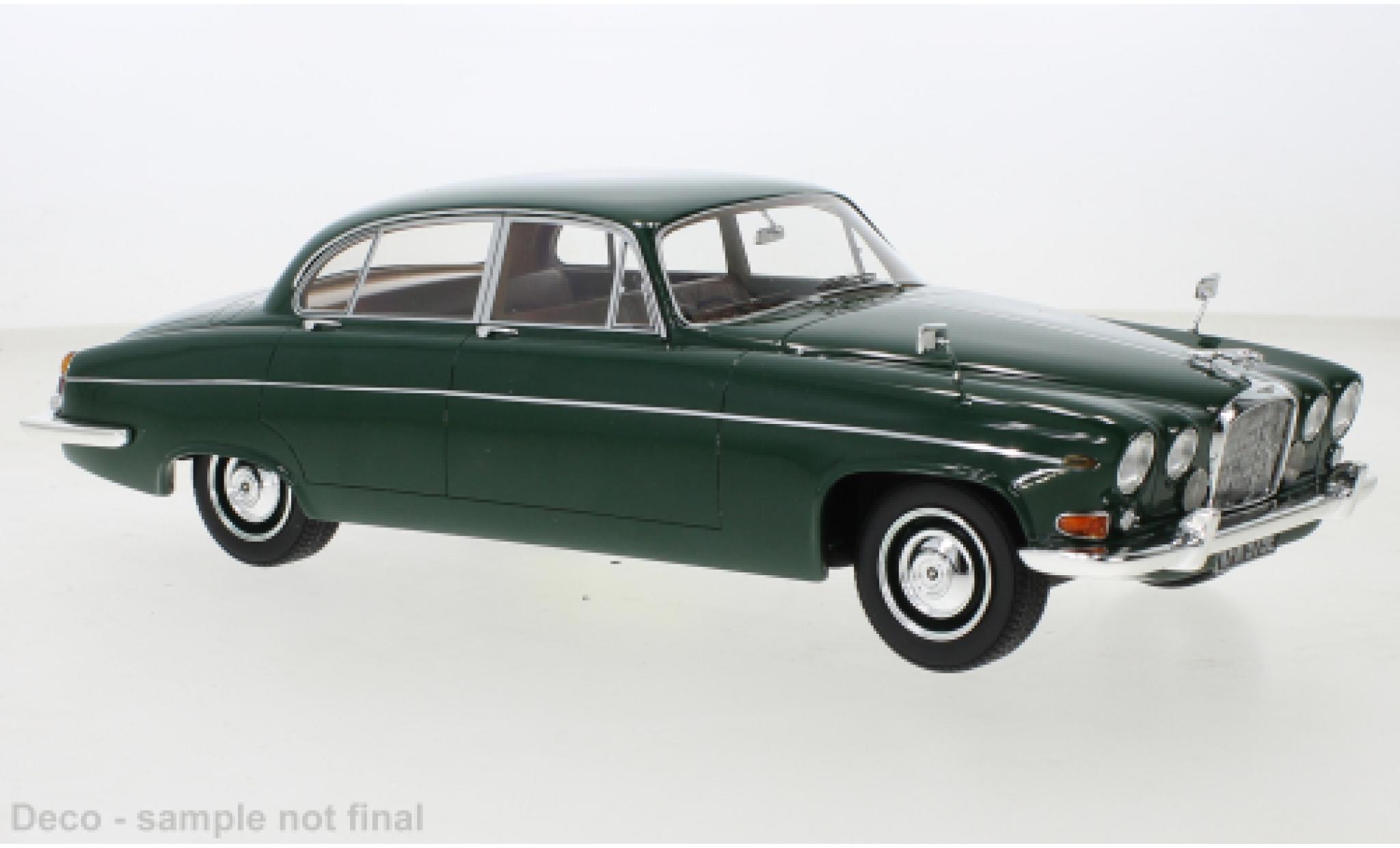 Jaguar 420 1/18 BoS Models G (Mark X) green fonc&eacute; 1966 diecast model cars
