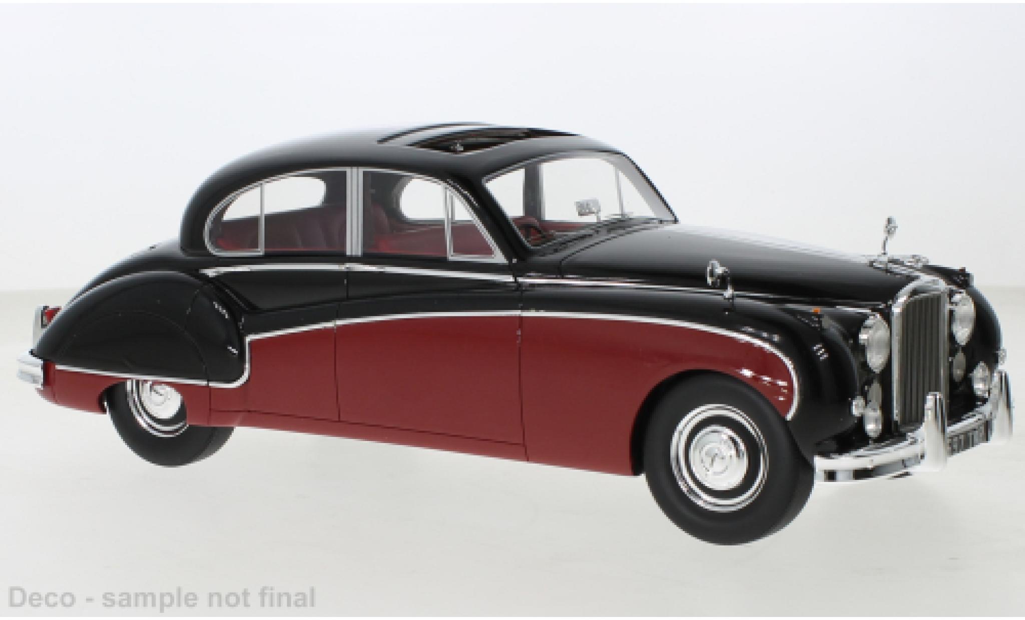 Jaguar MK 1/18 BoS Models BoS-Models VIII black/red fonc&eacute; 1957 diecast model cars