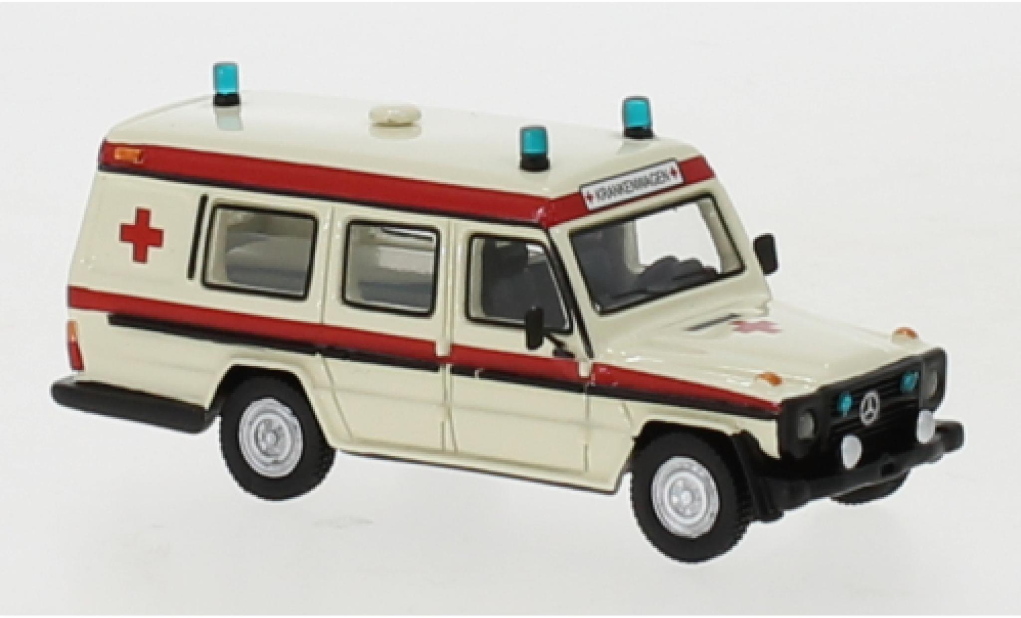 Mercedes Classe G 1/87 BoS Models G-classe Binz beige Ambulance 1985 diecast model cars