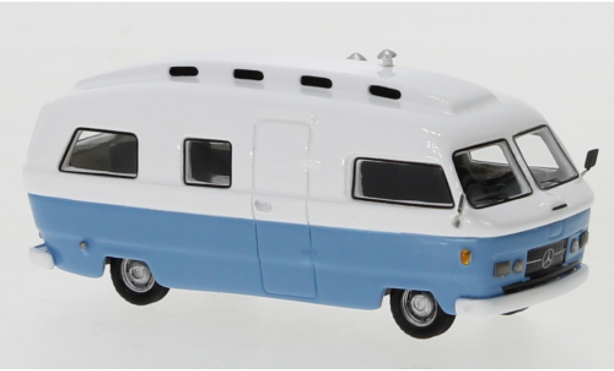 Mercedes CLA 1/87 BoS Models BoS-Models L 206 Orion II blue clair/white 1975 diecast model cars