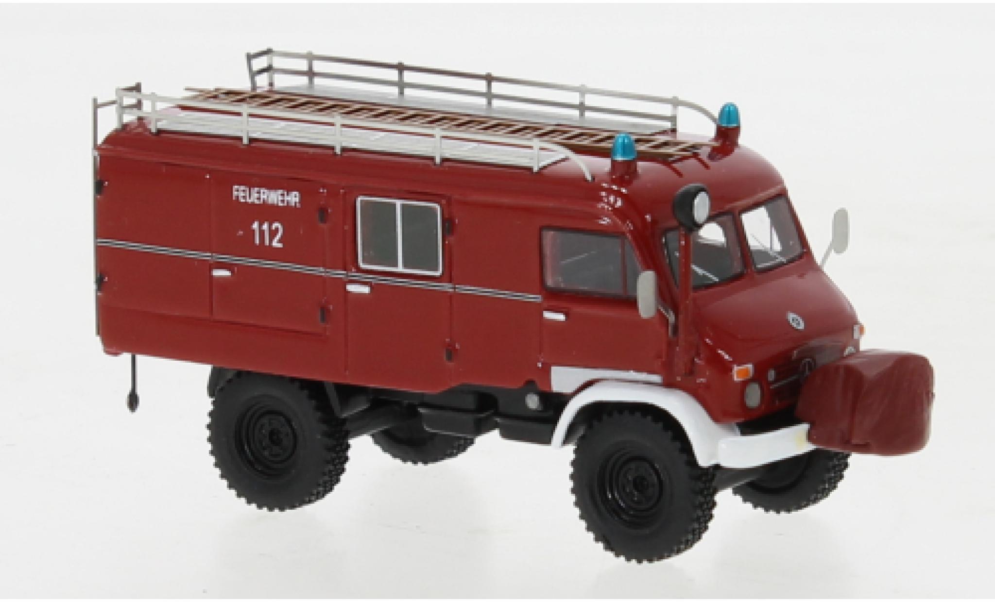 Mercedes Unimog 1/87 BoS Models 404 S LF8 red/black 1962 diecast model cars