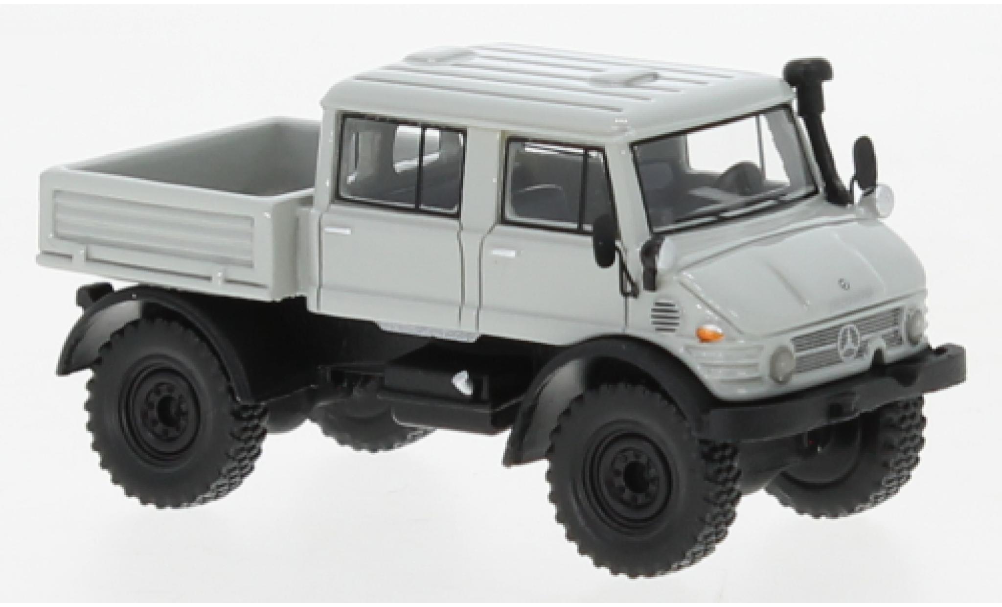 Mercedes Unimog 1/87 BoS Models U416 DoKa grey clair 1977 diecast model cars