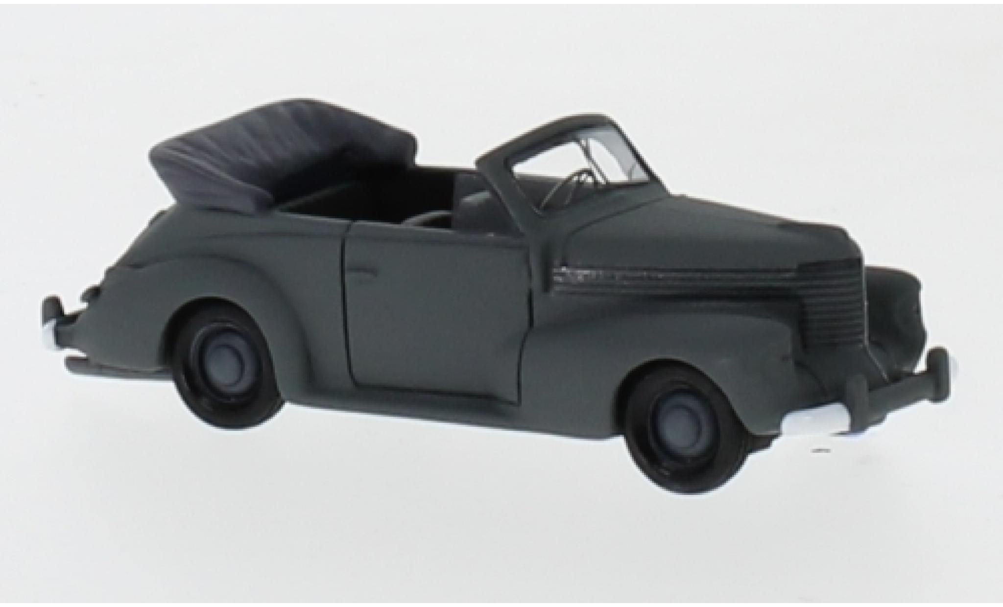 Opel Capitaine 1/87 BoS Models BoS-Models cabriolet grey mat Wehrmacht 1940 diecast model cars