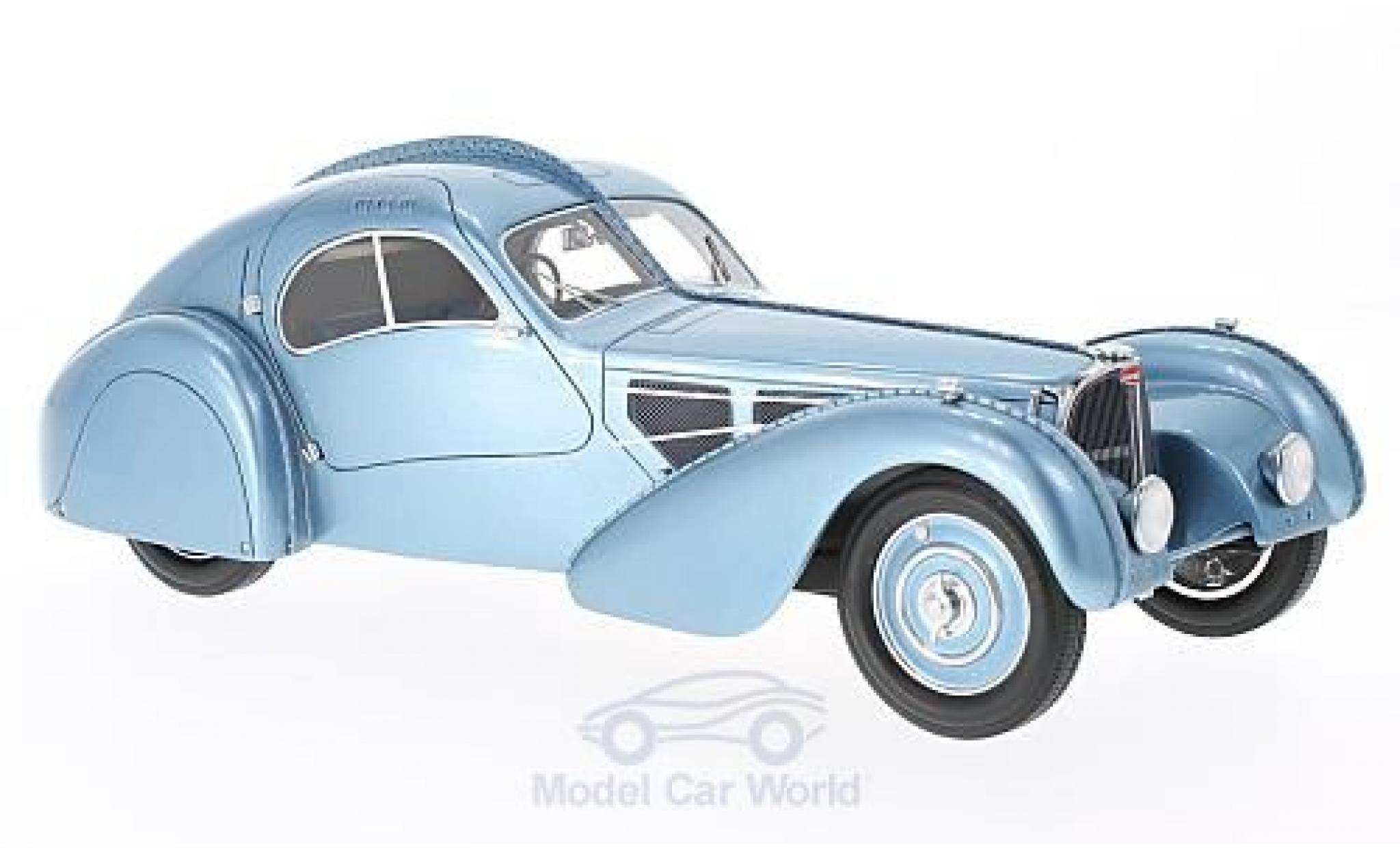 Bugatti 57 SC 1/18 BoS Models T SC Atlantic metallic blue RHD 1938 diecast model cars