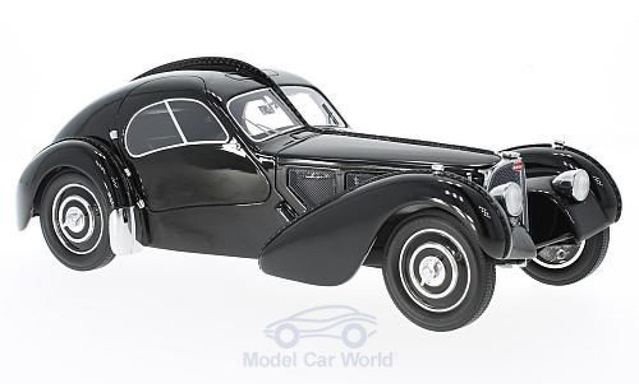 Bugatti 57 SC 1/18 BoS Models T SC Atlantic black RHD 1938 diecast model cars