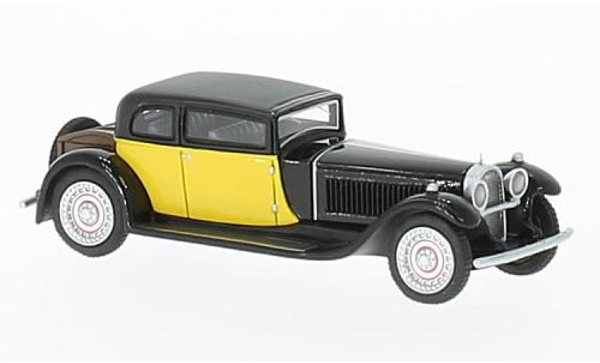 Bugatti 41 1/87 BoS Models Type Royale by Weymann black/yellow RHD 1929 diecast model cars