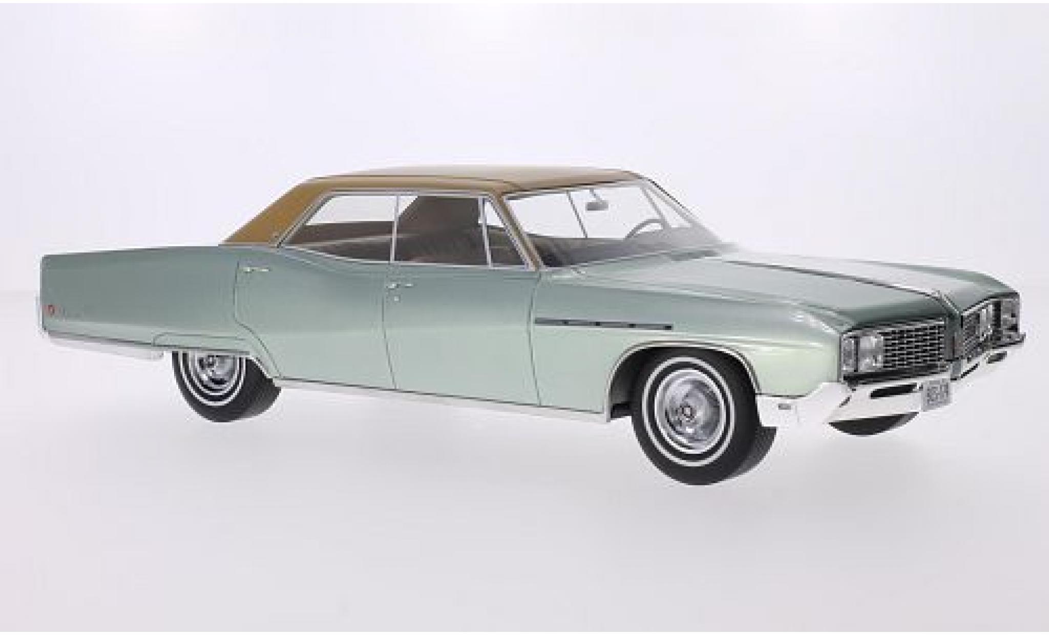 Buick Electra 1/18 BoS Models 225 4-door Hardtop metallic green/brown 1968 diecast model cars