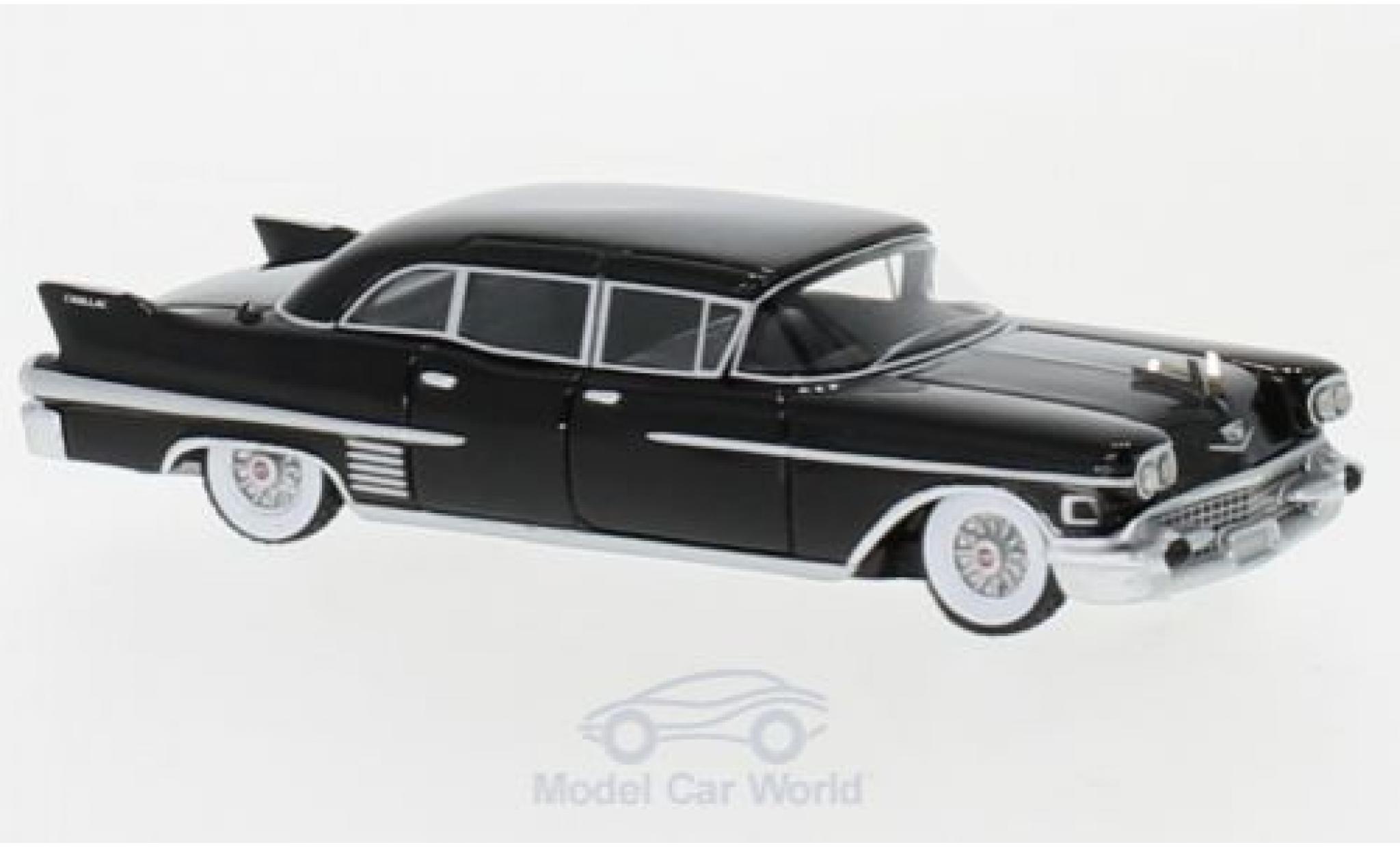 Cadillac Fleetwood 1/18 BoS Models 75 Limousine black 1958 diecast model cars