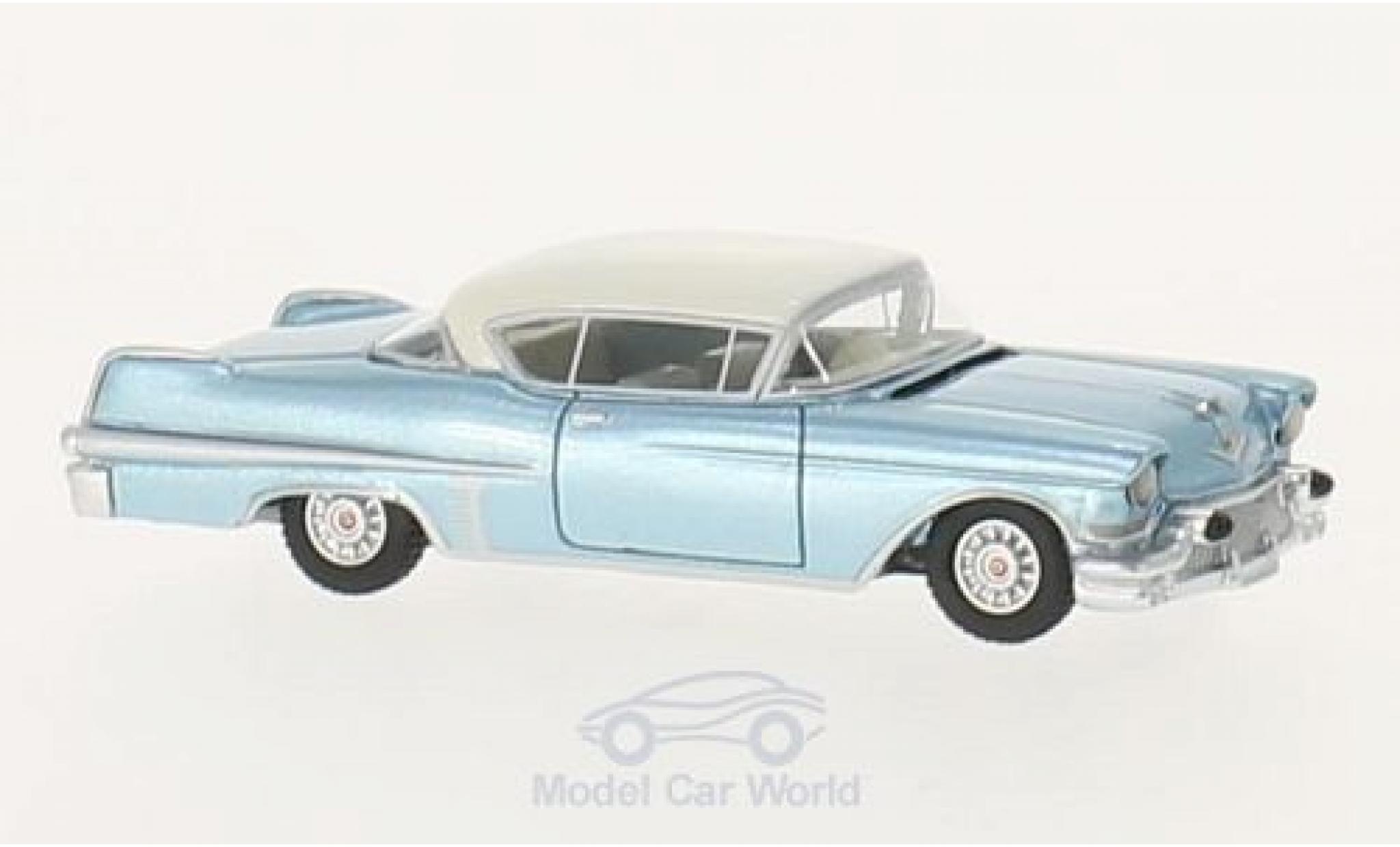 Cadillac Series 62 1/87 BoS Models Hardtop Coupe metallic blue/beige 1957 diecast model cars