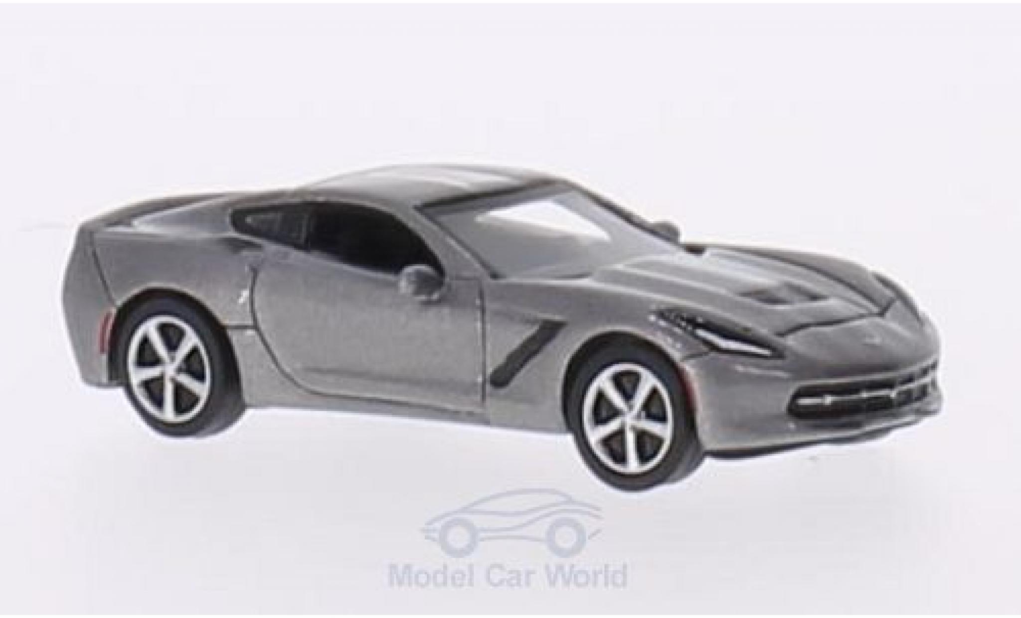 Chevrolet Corvette C7 1/87 BoS Models (C7) Stingray metallic grey 2013 diecast model cars