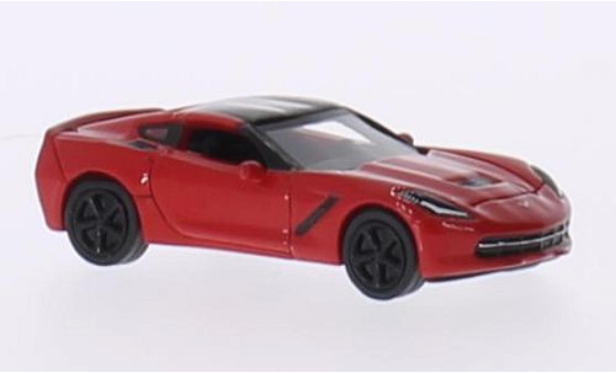 Chevrolet Corvette 1/87 BoS Models (C7) Stingray red/black 2013 diecast model cars