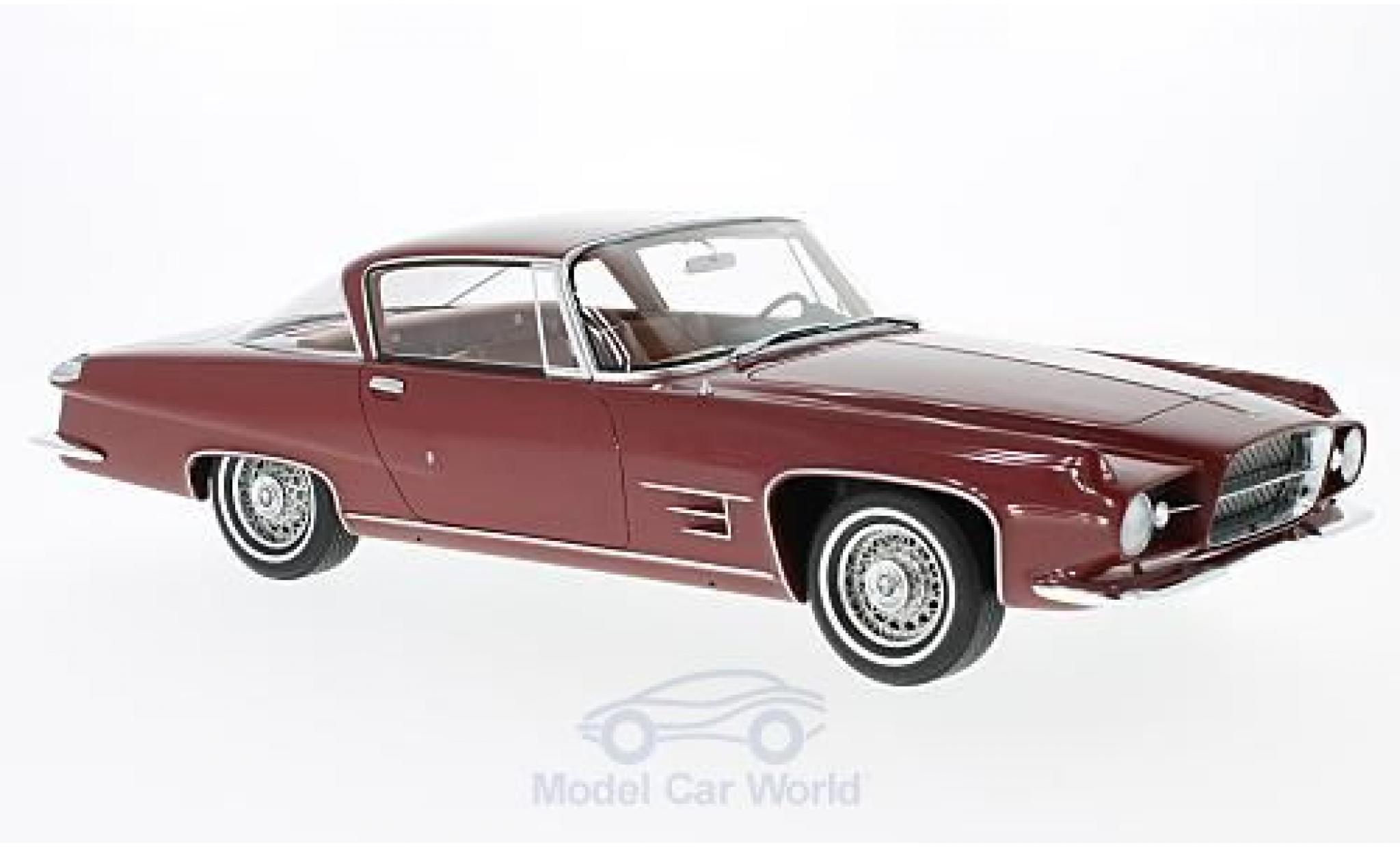 Chrysler Dual Ghia 1/18 BoS Models L 6.4 Coupe metallic red 1960 ohne Vitrine diecast model cars
