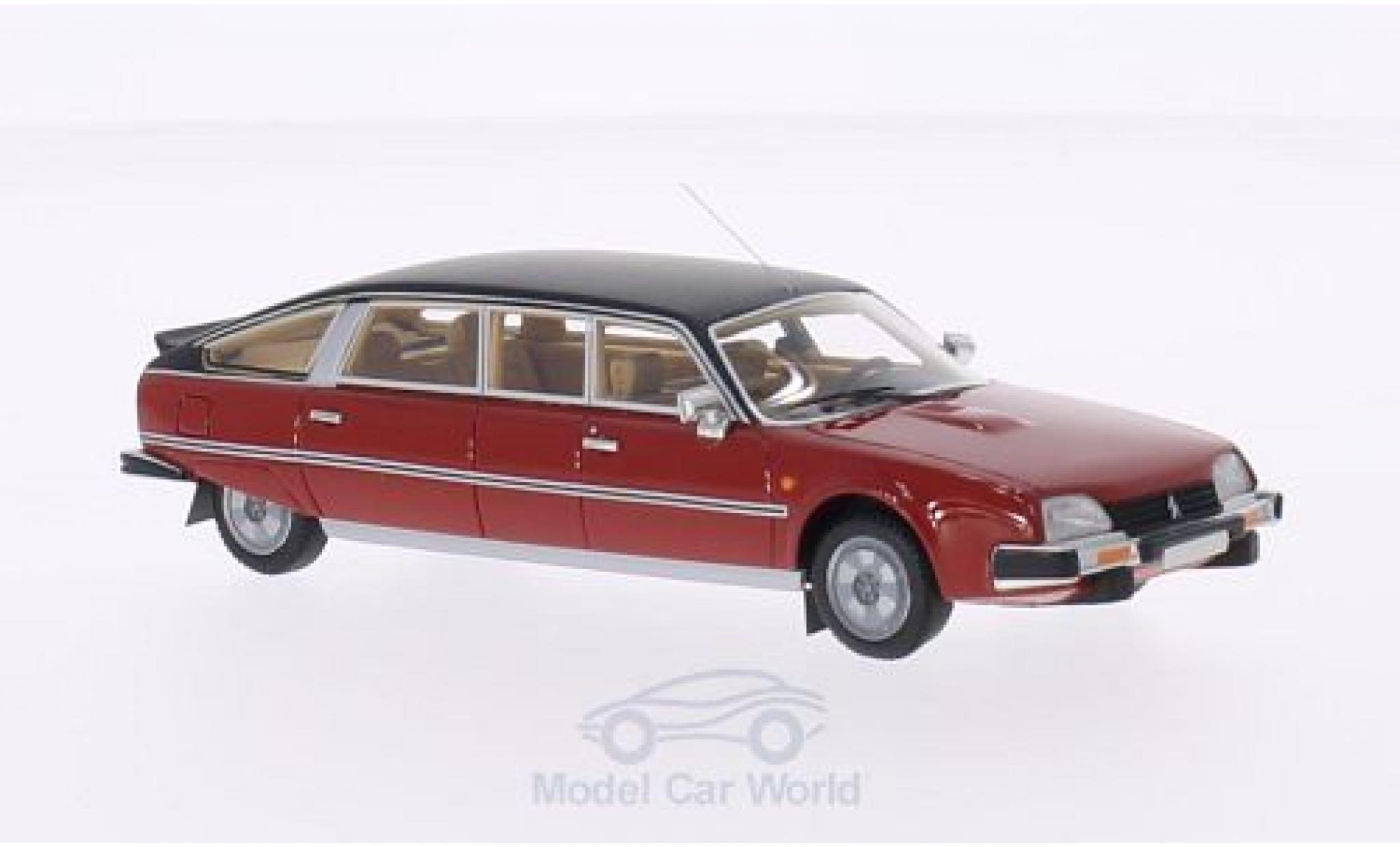 Citroen CX 1/43 BoS Models Nilsson red/matt-black 1985 diecast model cars