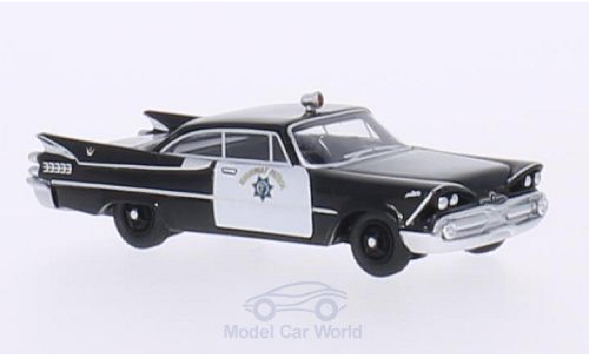 Dodge Custom Royal Lancer 1/87 BoS Models Coupe California Highway Patrol 1959 diecast model cars