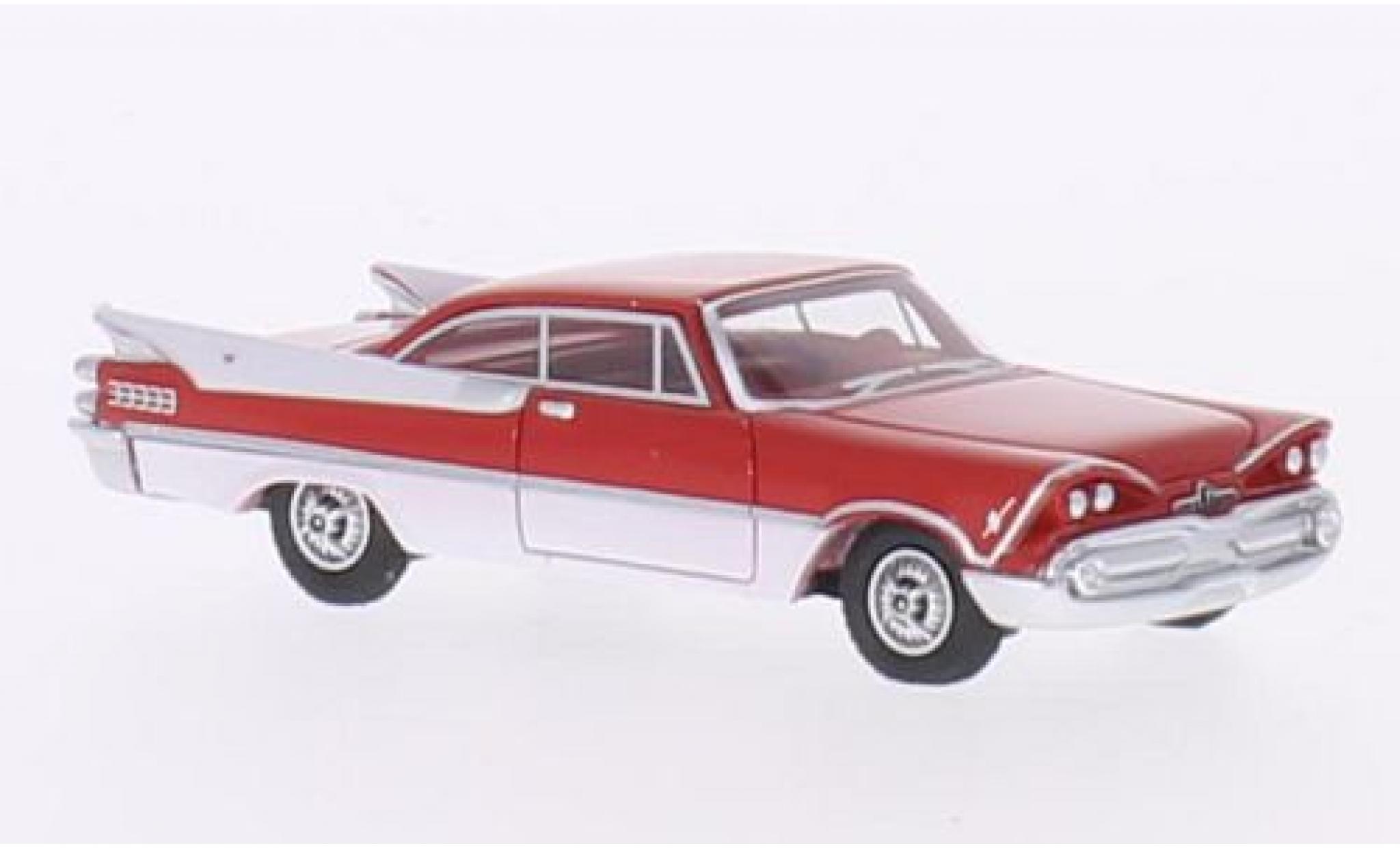 Dodge Custom Royal Lancer 1/87 BoS Models red/white 1959 2-Door Hardtop Coupe diecast model cars