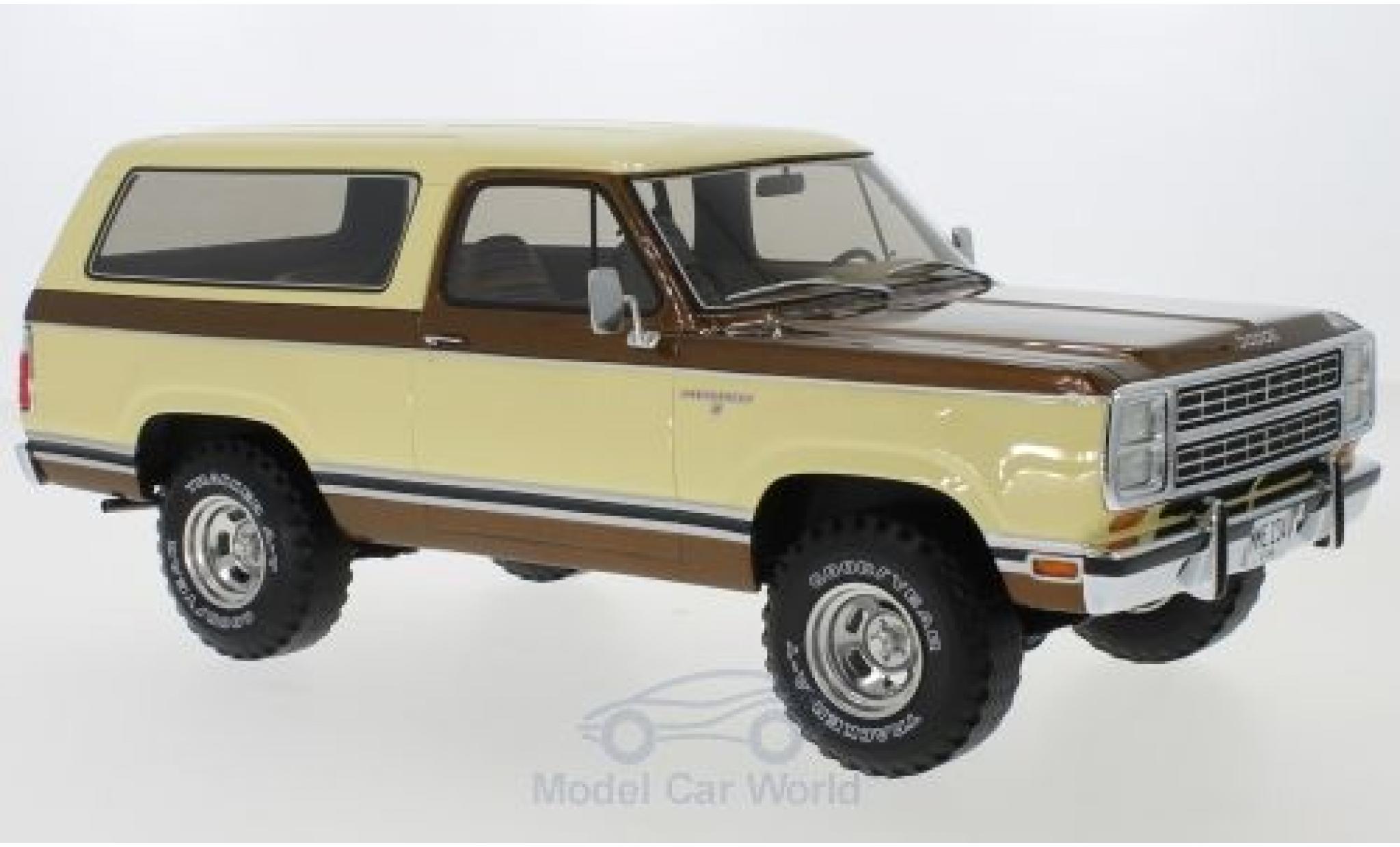 Dodge RAM 1/18 BoS Models Ramcharger beige/metallic brown 1979 diecast model cars