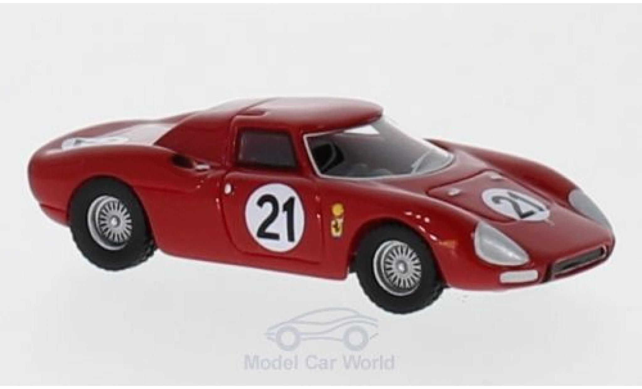 Ferrari 250 1/87 BoS Models LM No.21 24h Le Mans 1965 M.Gregory/J.Rindt diecast model cars