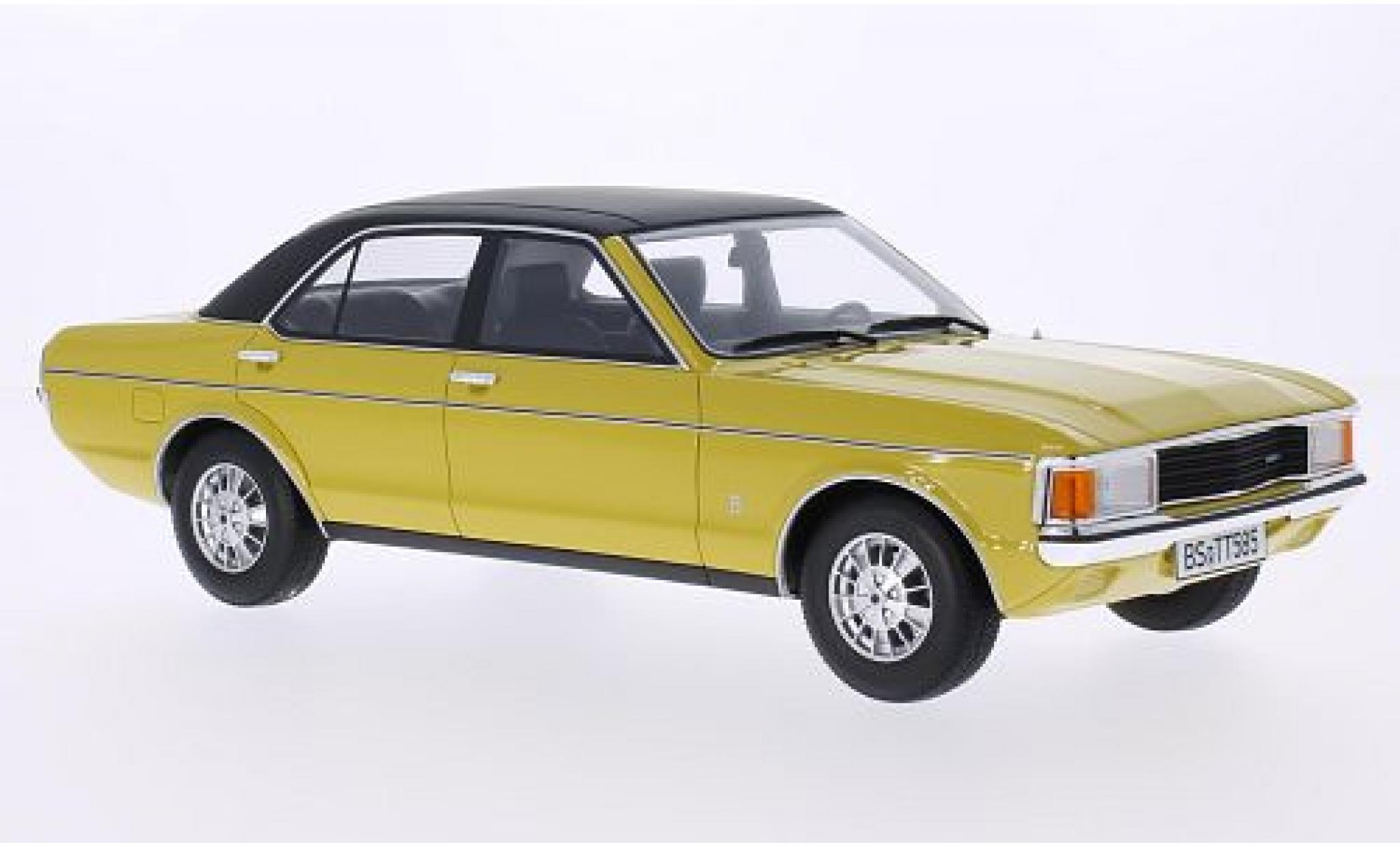 Ford Granada 1/18 BoS Models MKI 2.3 LS yellow/black 1975 diecast model cars