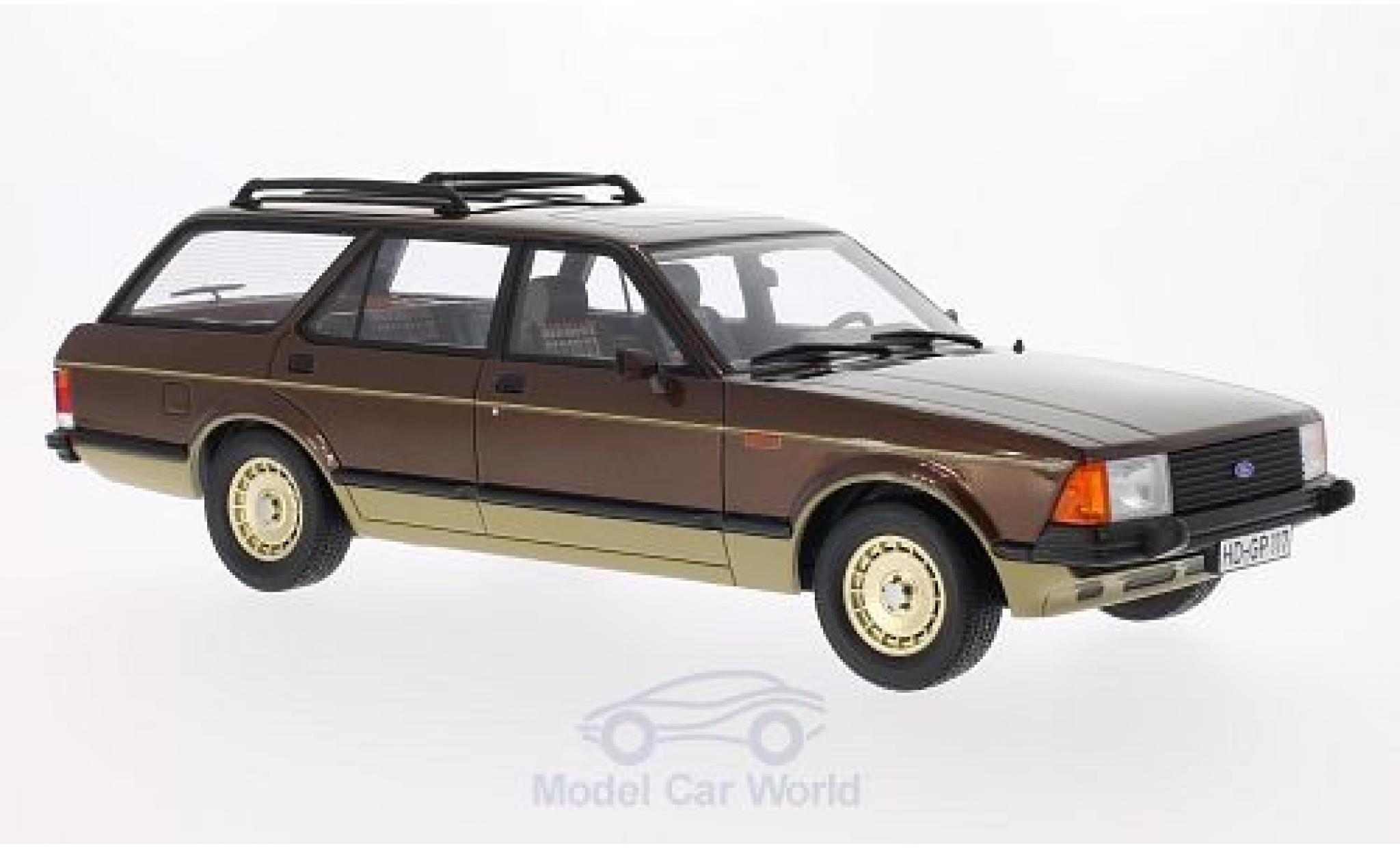Ford Granada 1/18 BoS Models MKII Turnier metallic brown/gold 1980 diecast model cars
