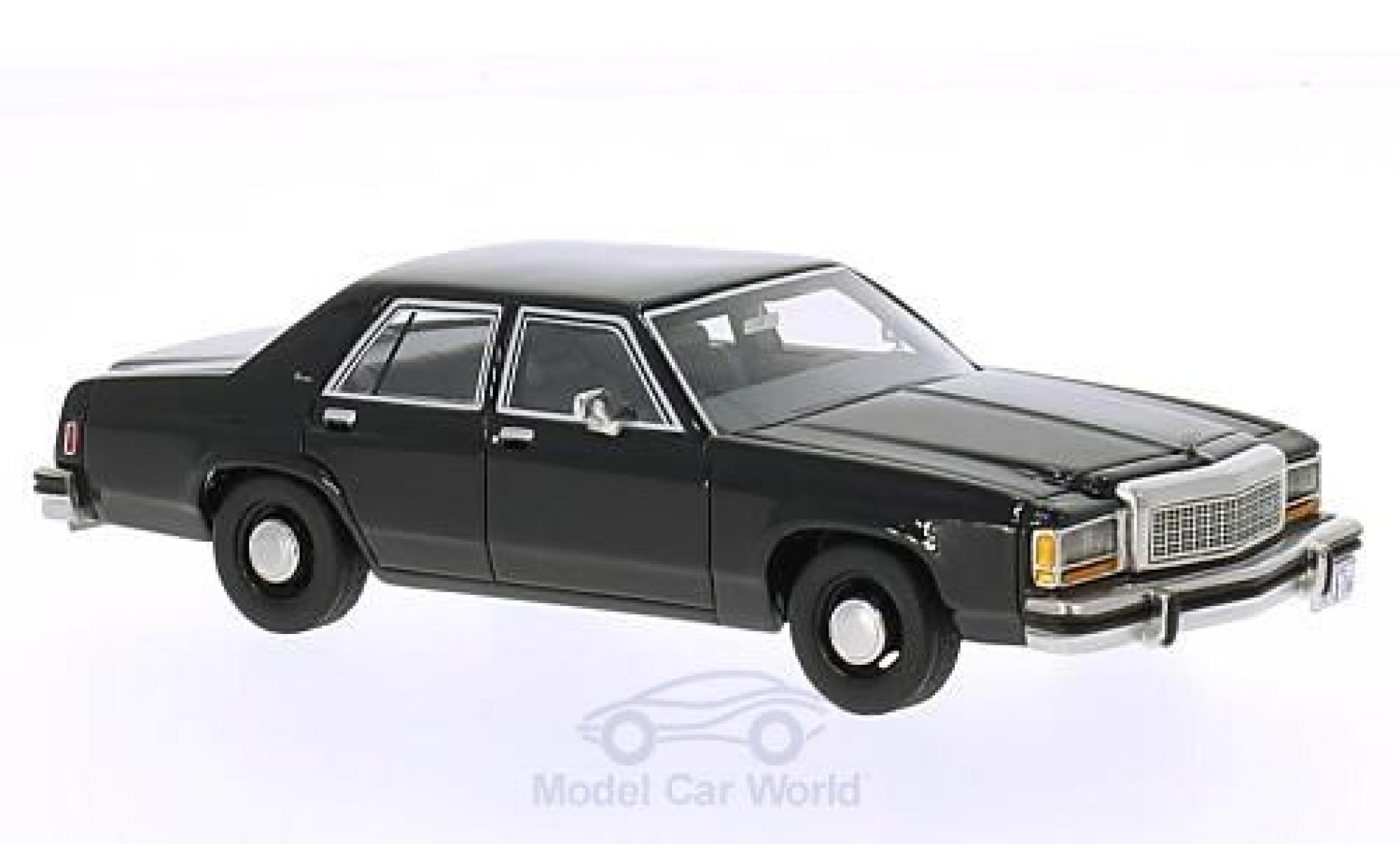 Ford LTD 1/43 BoS Models Crown Victoria black 1987 diecast model cars