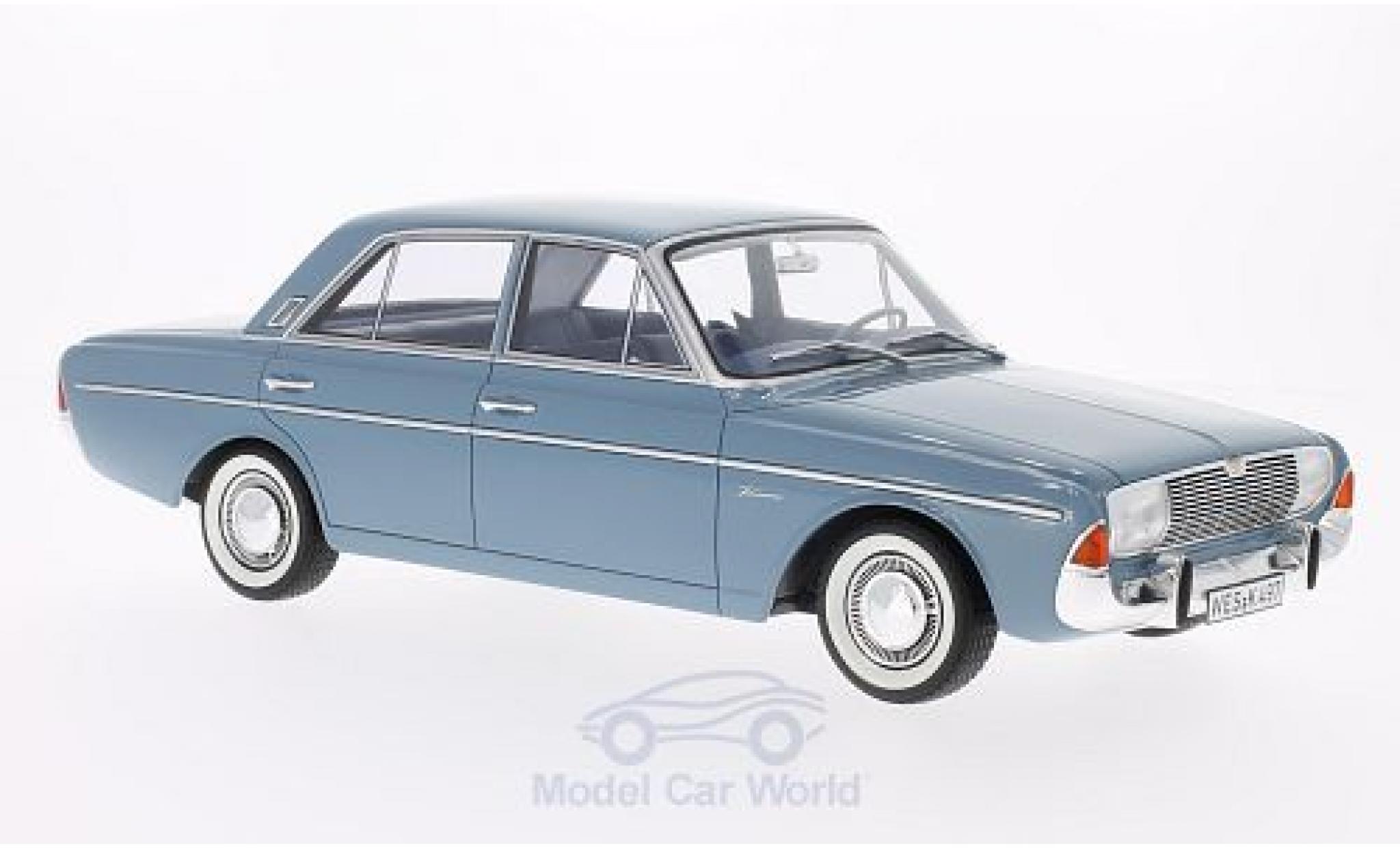 Ford Taunus 1965 1/18 BoS Models 20M (P5) blue 1965 diecast model cars