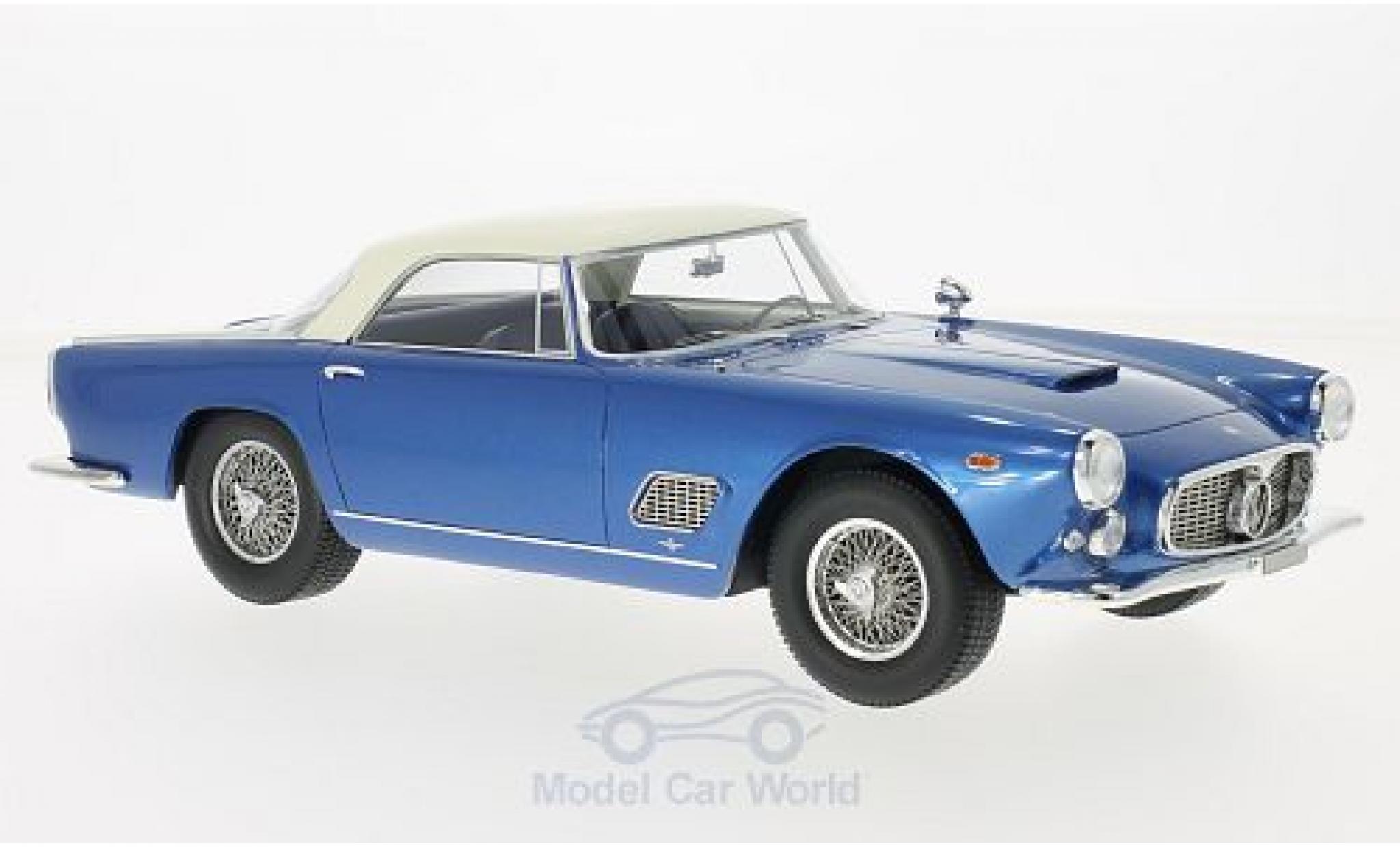 Maserati 3500 GT 1/18 BoS Models Touring metallic blue/white 1957 diecast model cars