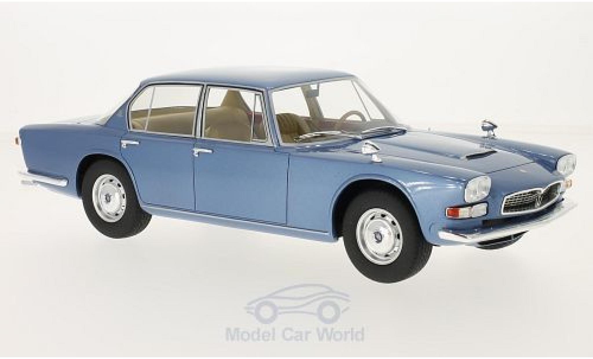 Maserati Quattroporte 1/18 BoS Models I metallic blue 1966 diecast model cars