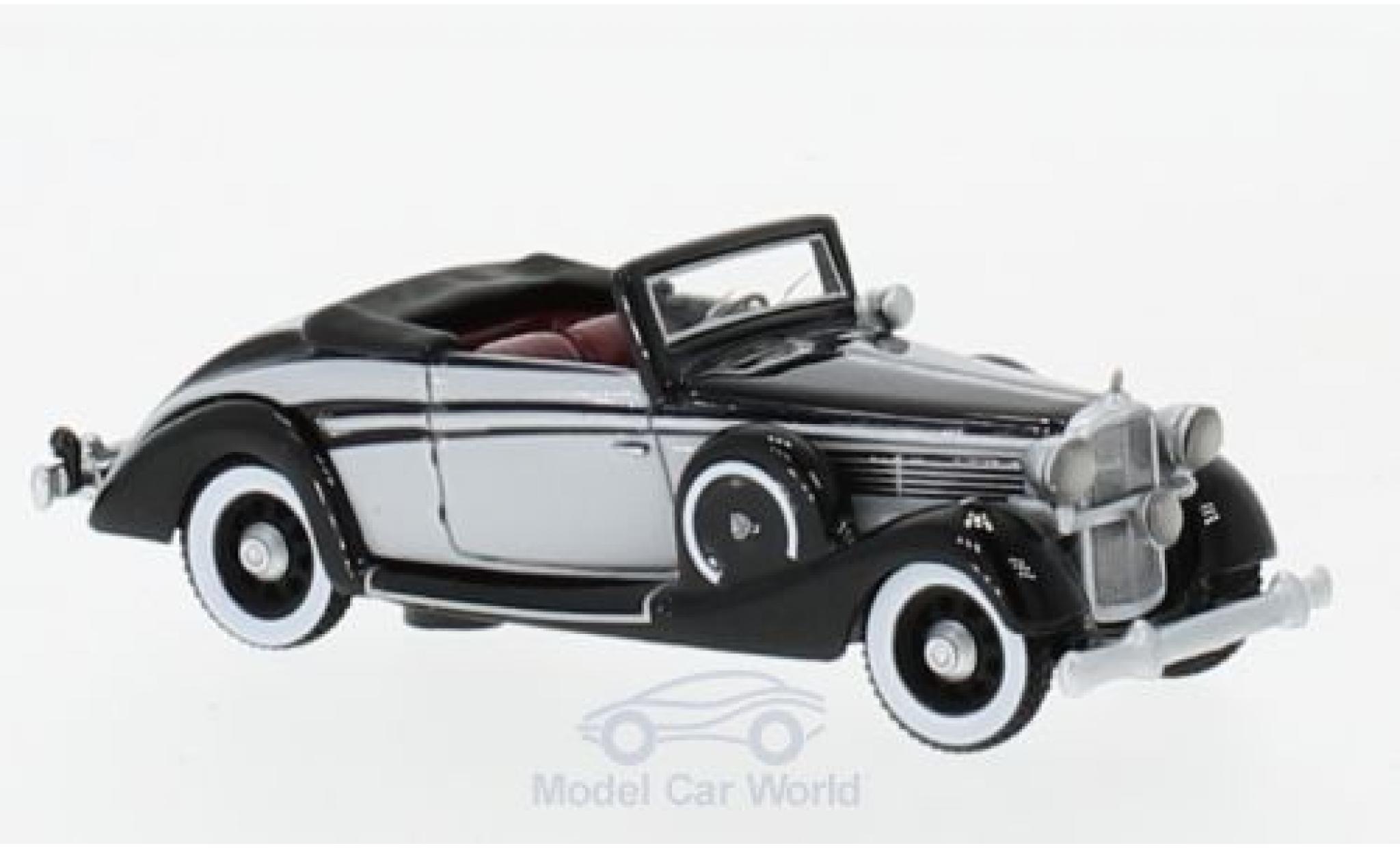 Maybach SW 1/87 BoS Models 38 Convertible Spohn black/grey 1937 diecast model cars