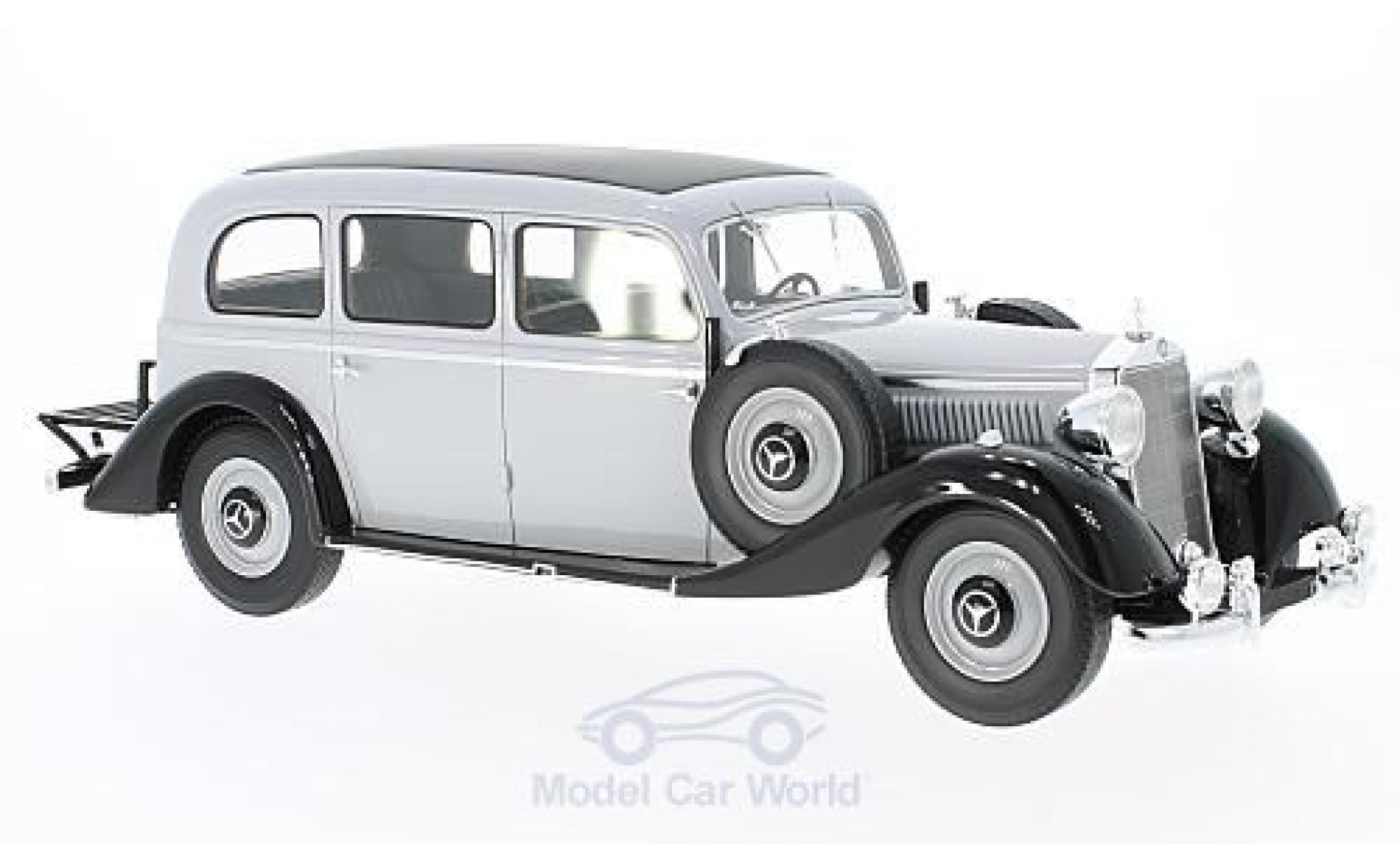 Mercedes 260 1/18 BoS Models D Pullman grey/black 1937 ohne Vitrine diecast model cars