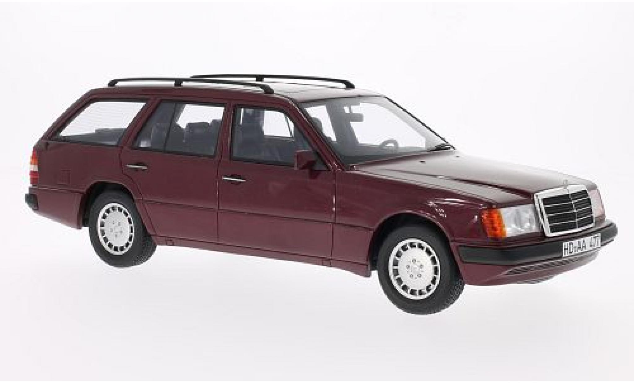 Mercedes 300 1/18 BoS Models TE (S124) metallic red 1990 diecast model cars