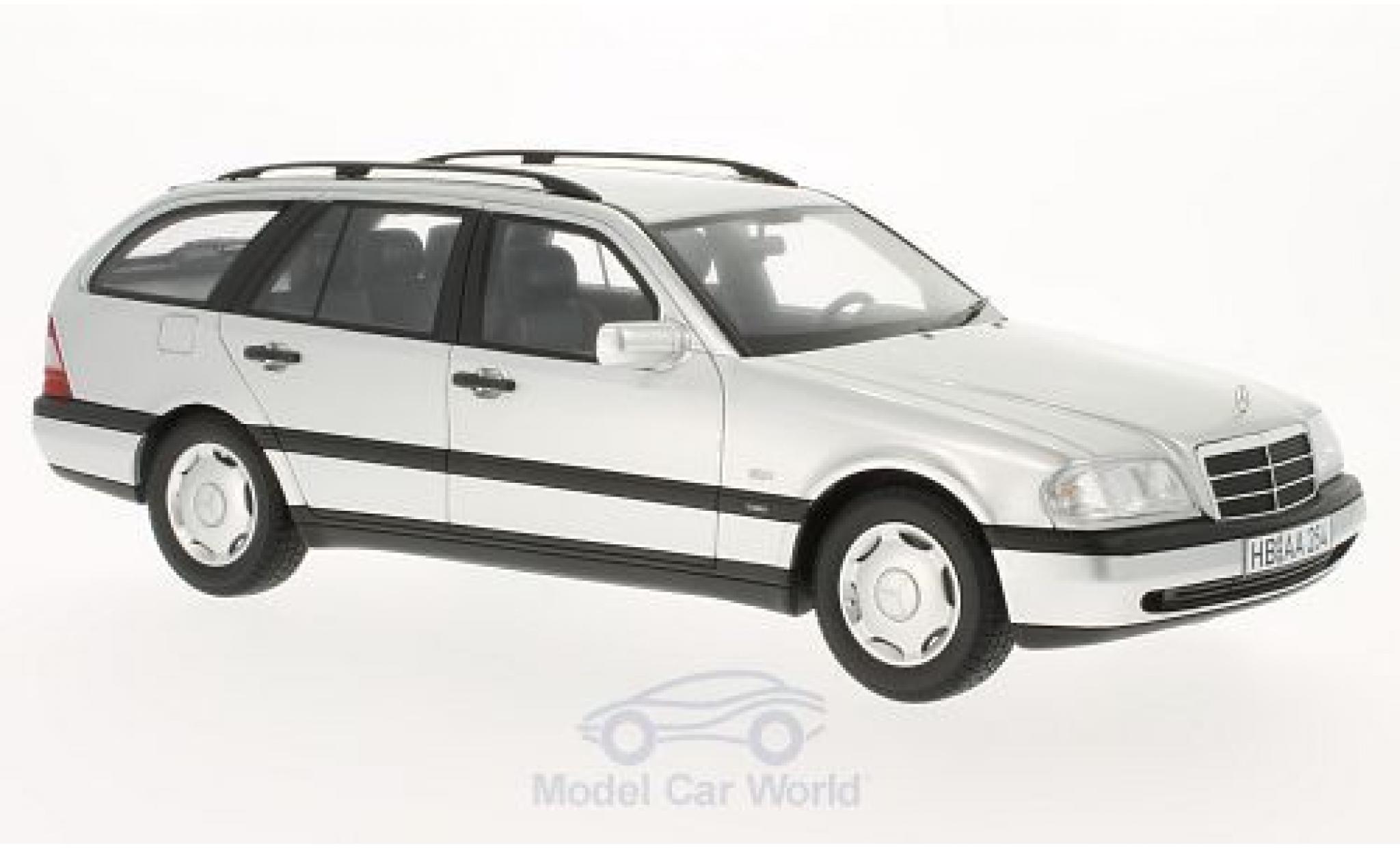 Mercedes Classe C 1/18 BoS Models C220 T-Modell (S202) grey 1996 diecast model cars