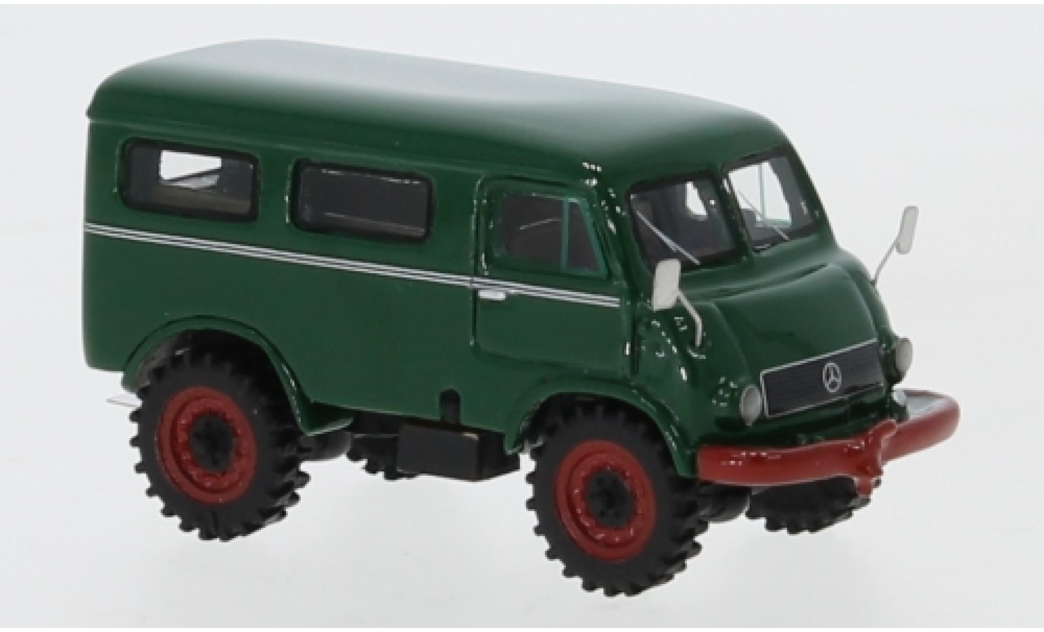 Mercedes Unimog 1/87 BoS Models 402 green 1956 diecast model cars