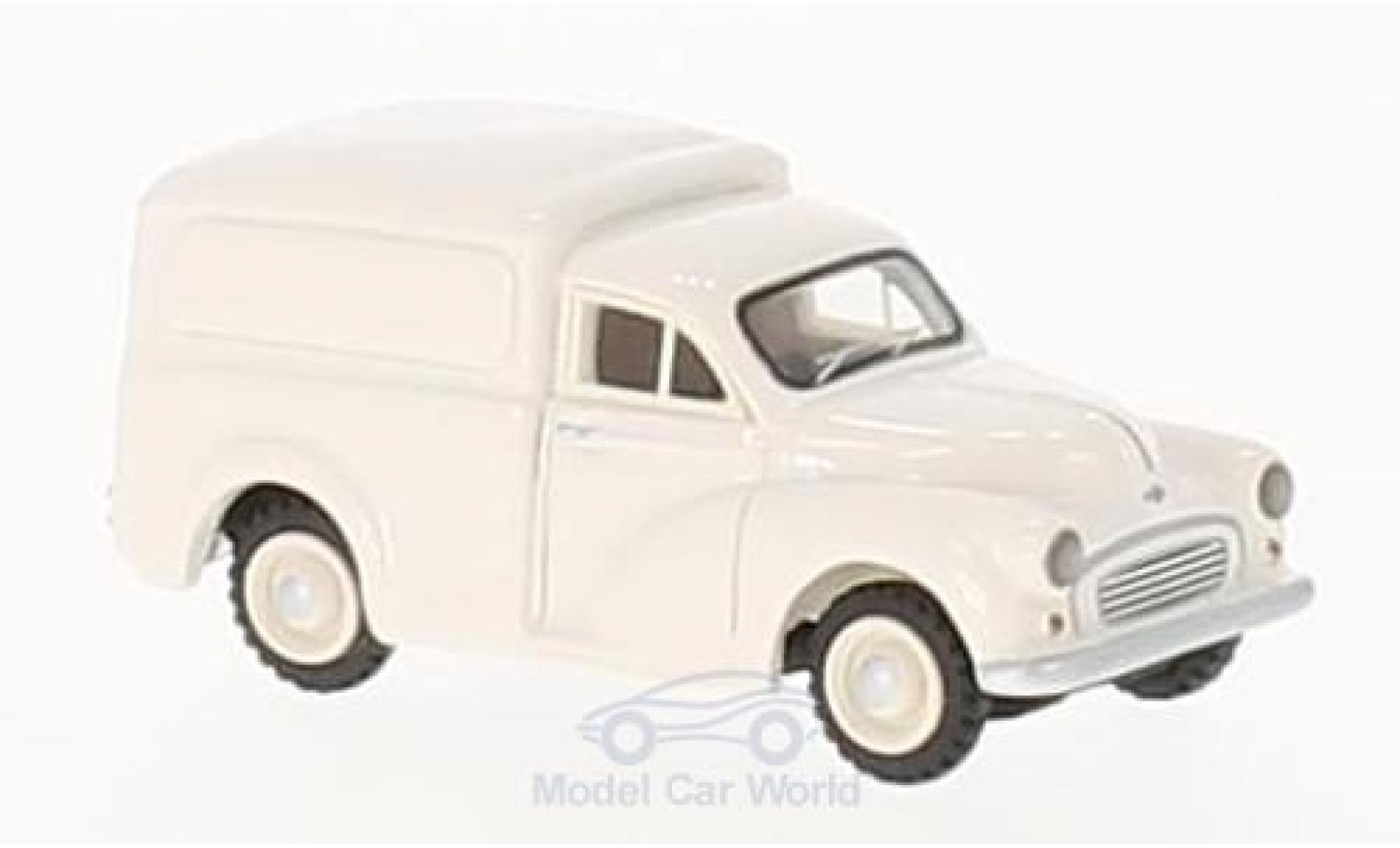 Morris Minor 1/87 BoS Models Van white 1960 diecast model cars