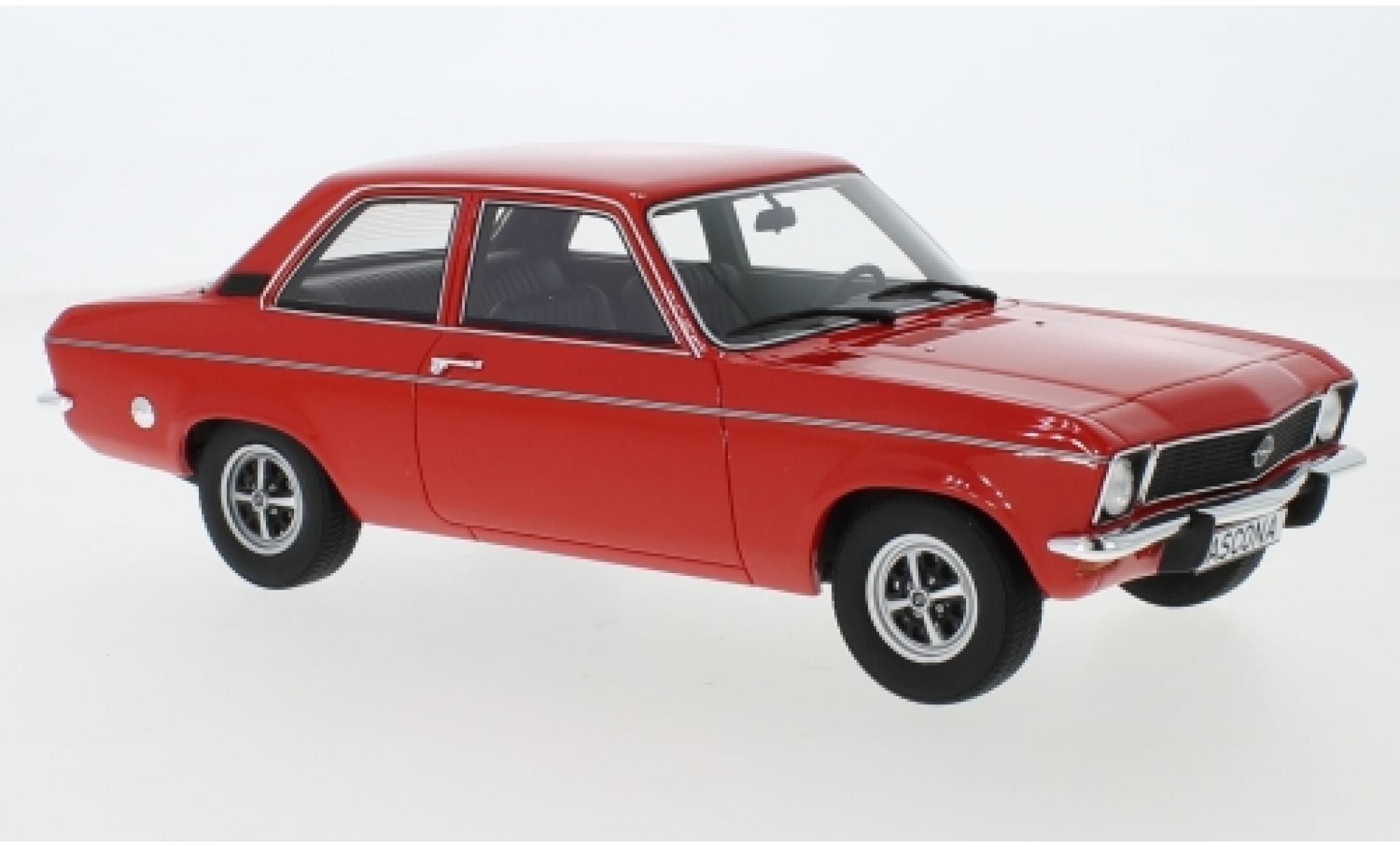 Opel Ascona 1/18 BoS Models A red 1973 diecast model cars