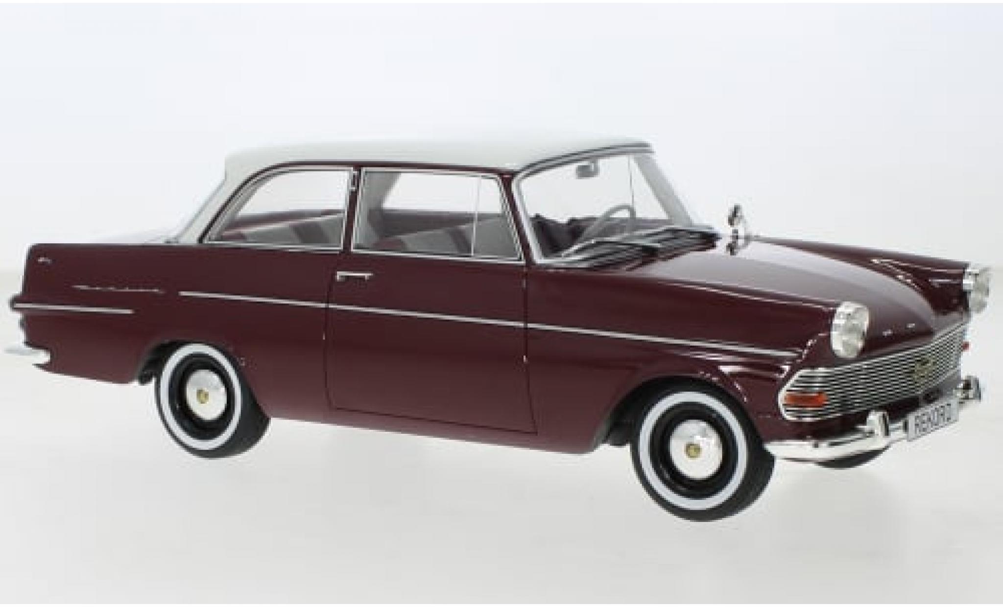 Opel Rekord 1/18 BoS Models P2 red/white 1961 1:18 diecast model cars