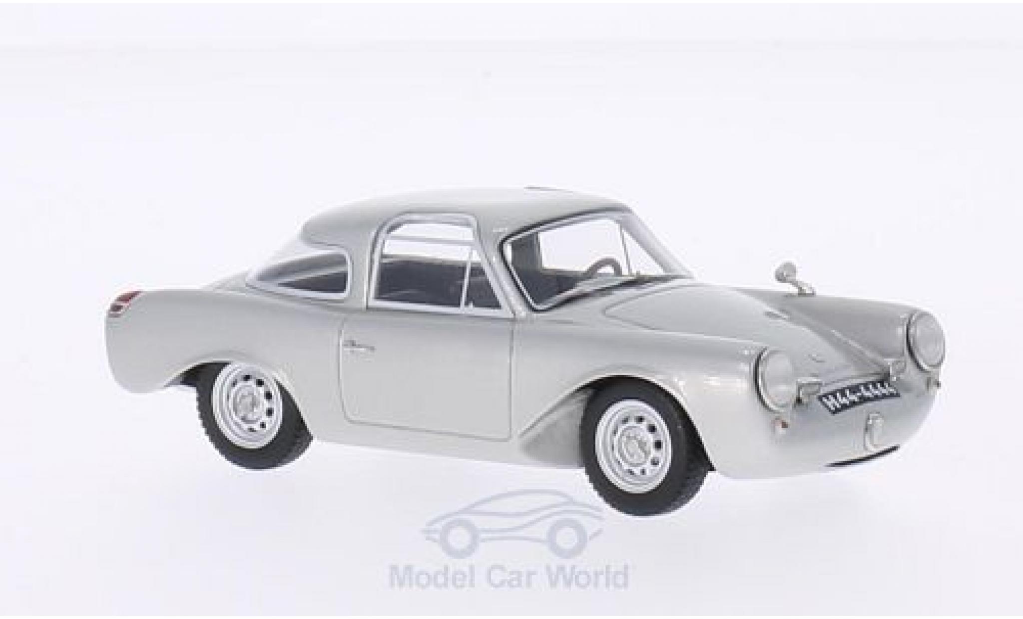Porsche 356 Glockler 1/43 BoS Models Gl&ouml;ckler Coupe grey 1954 diecast model cars