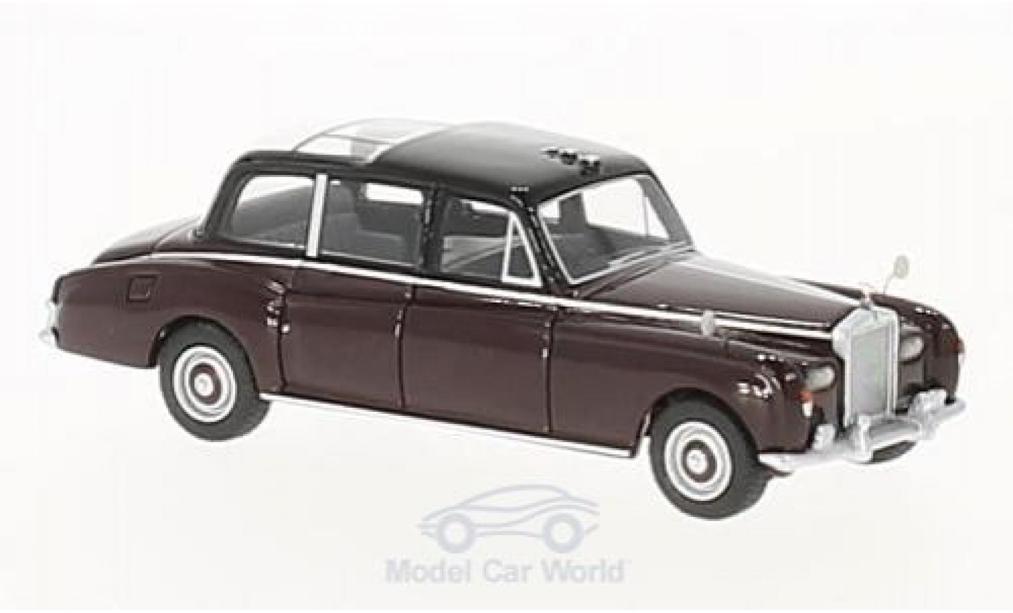 Rolls Royce Phantom 1/87 BoS Models VI red/black Queen Elizabeth 1977 diecast model cars
